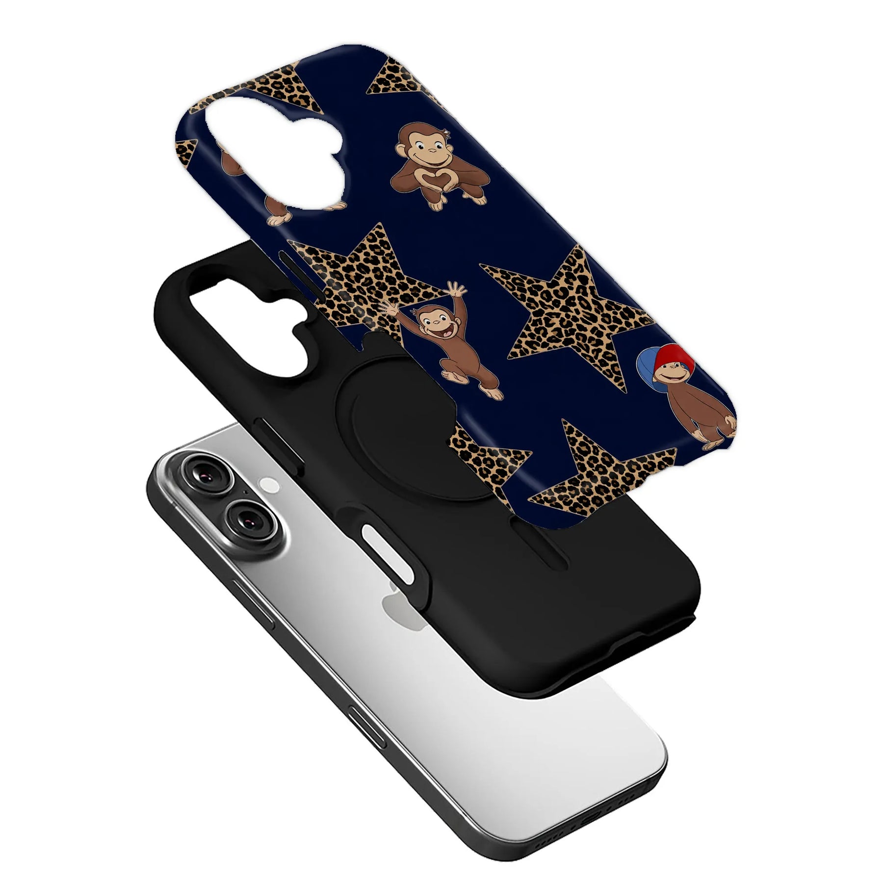 Curious George Leopard Star Phone Case
