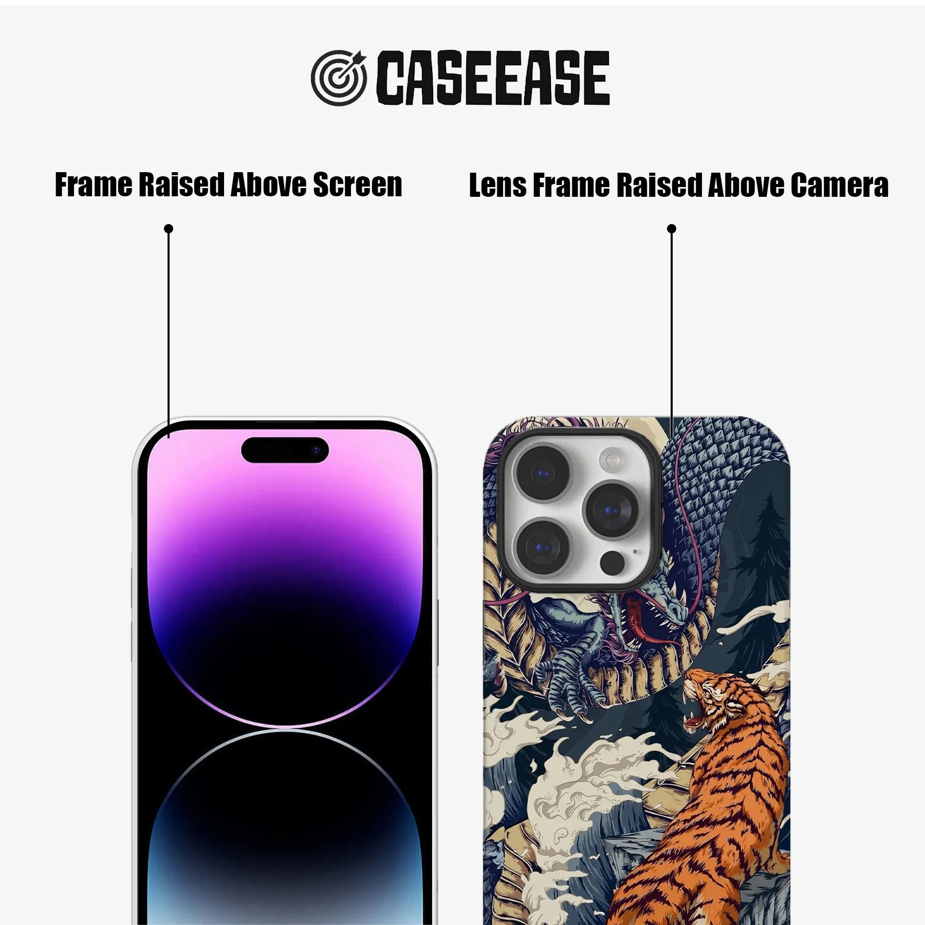 Dragon and Tiger Phone Case