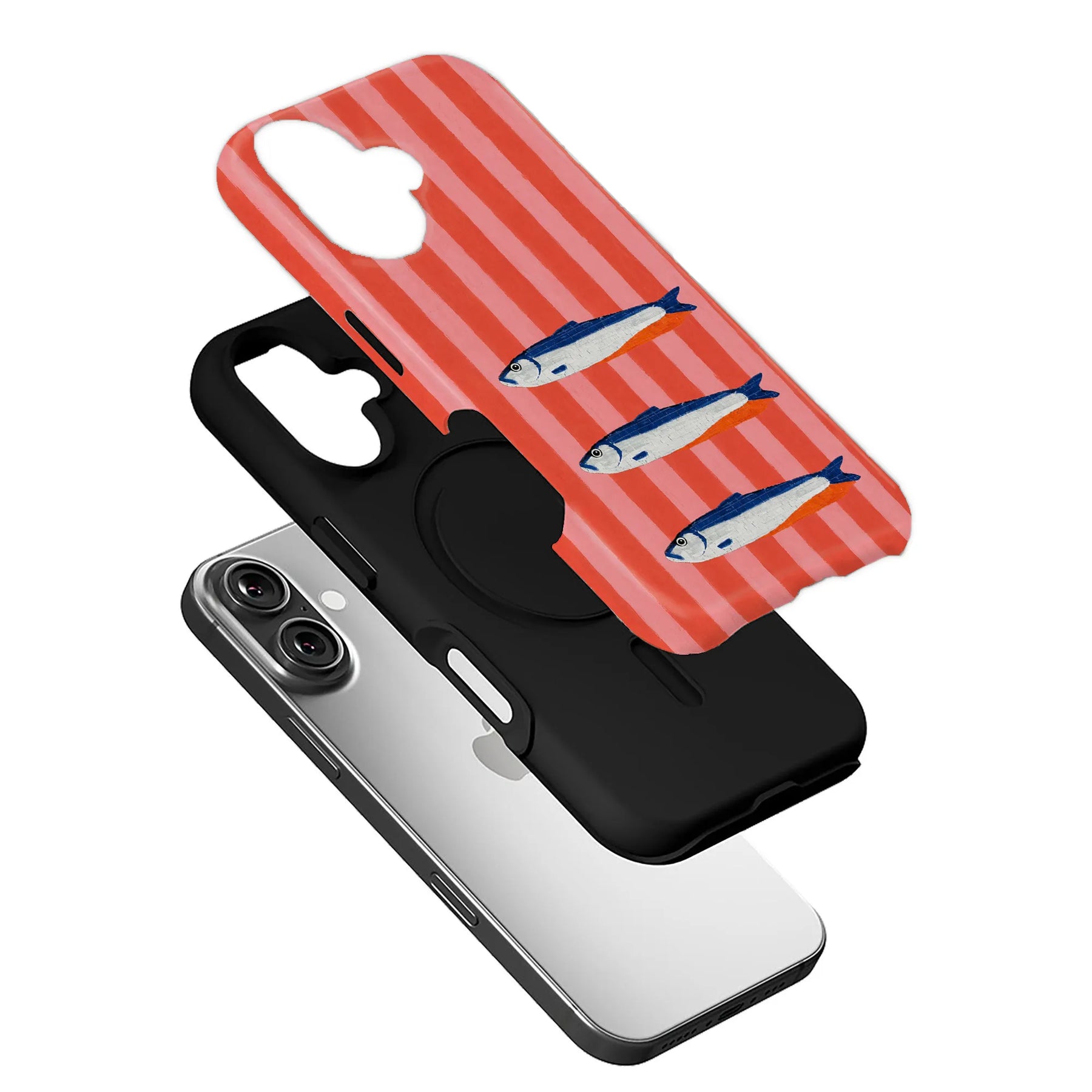 Colorful Fish Pattern Phone Case