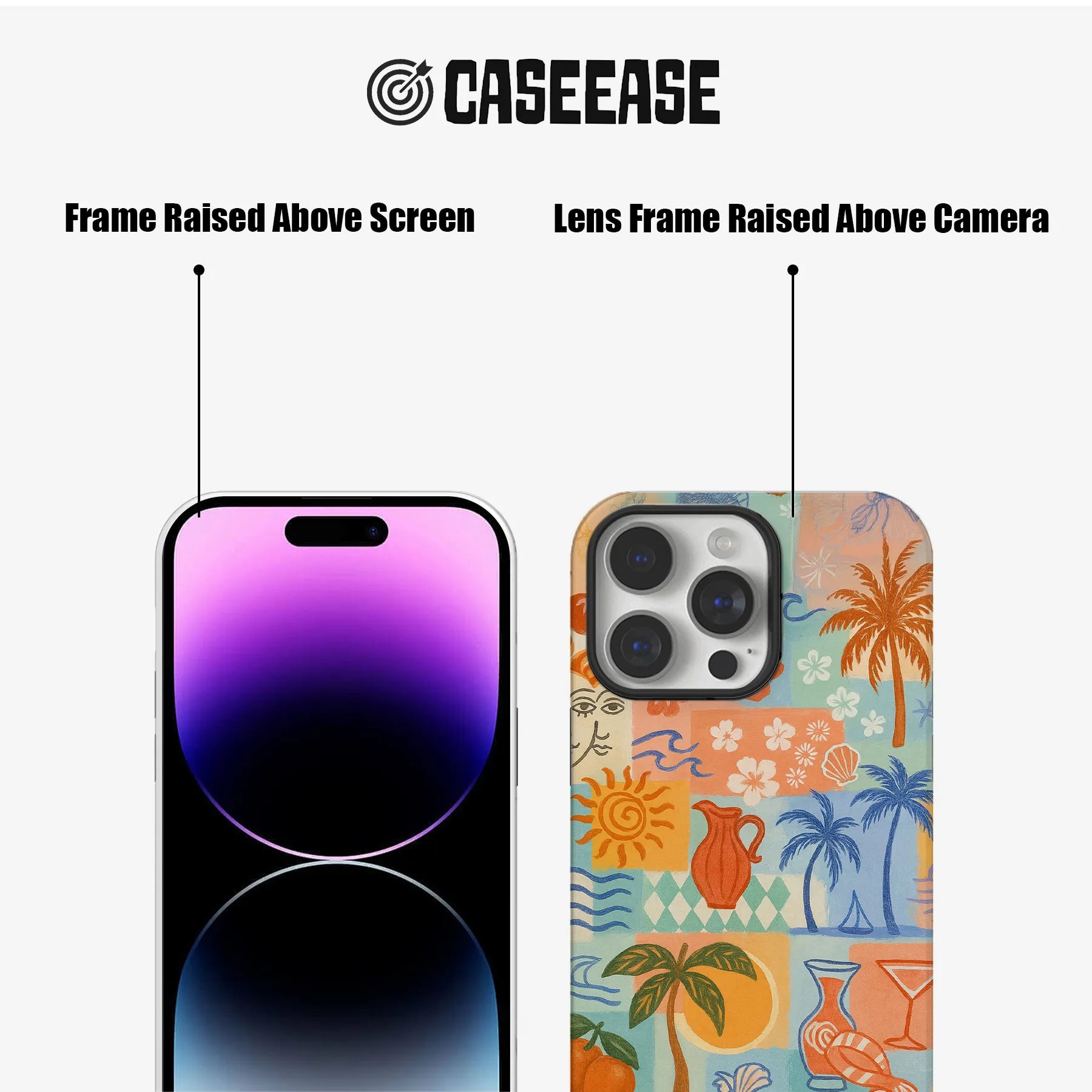 Tropical Paradise Collage Phone Case