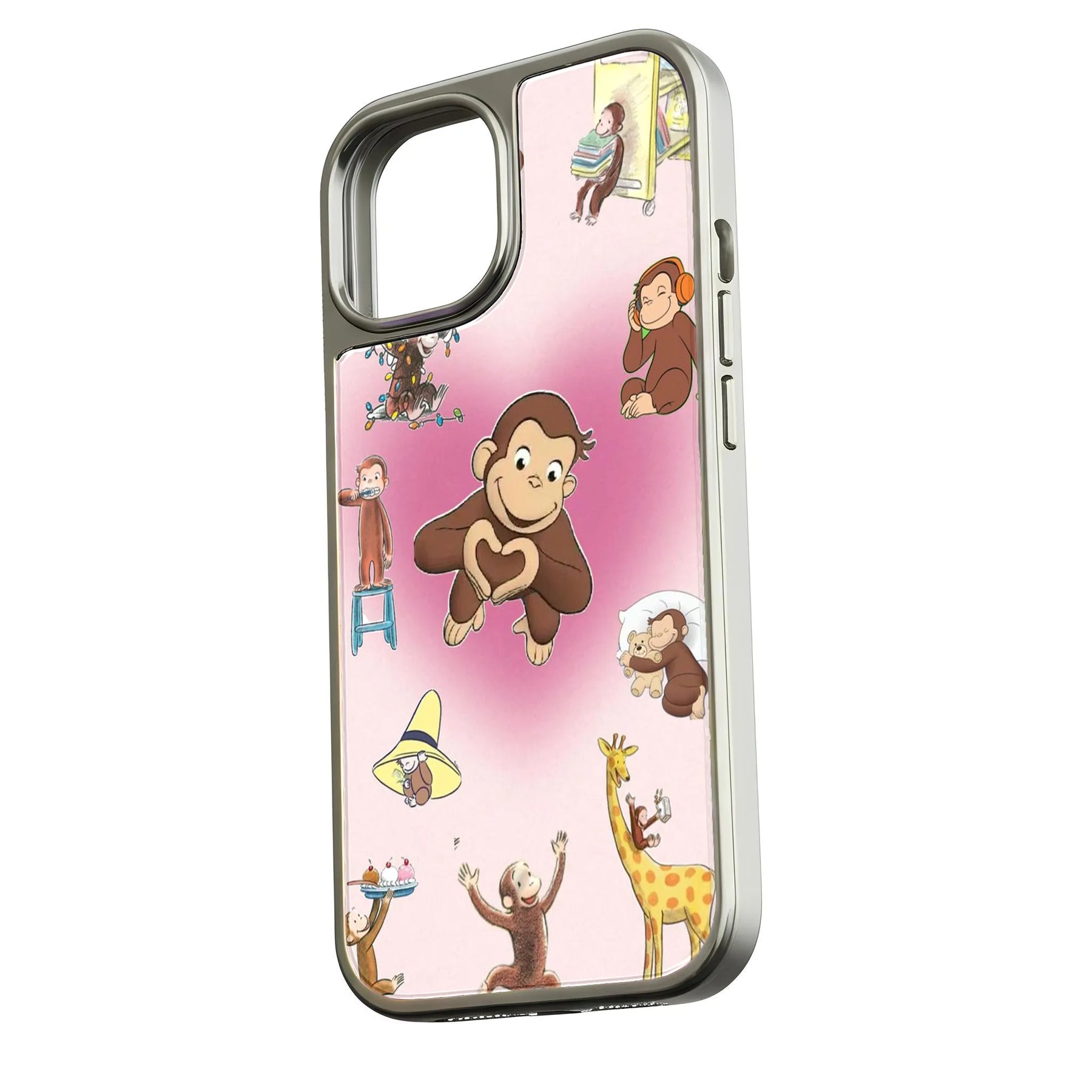 Divertida funda para teléfono de Jorge el Curioso