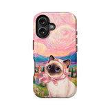 Siamese Cat Scenic Phone Case