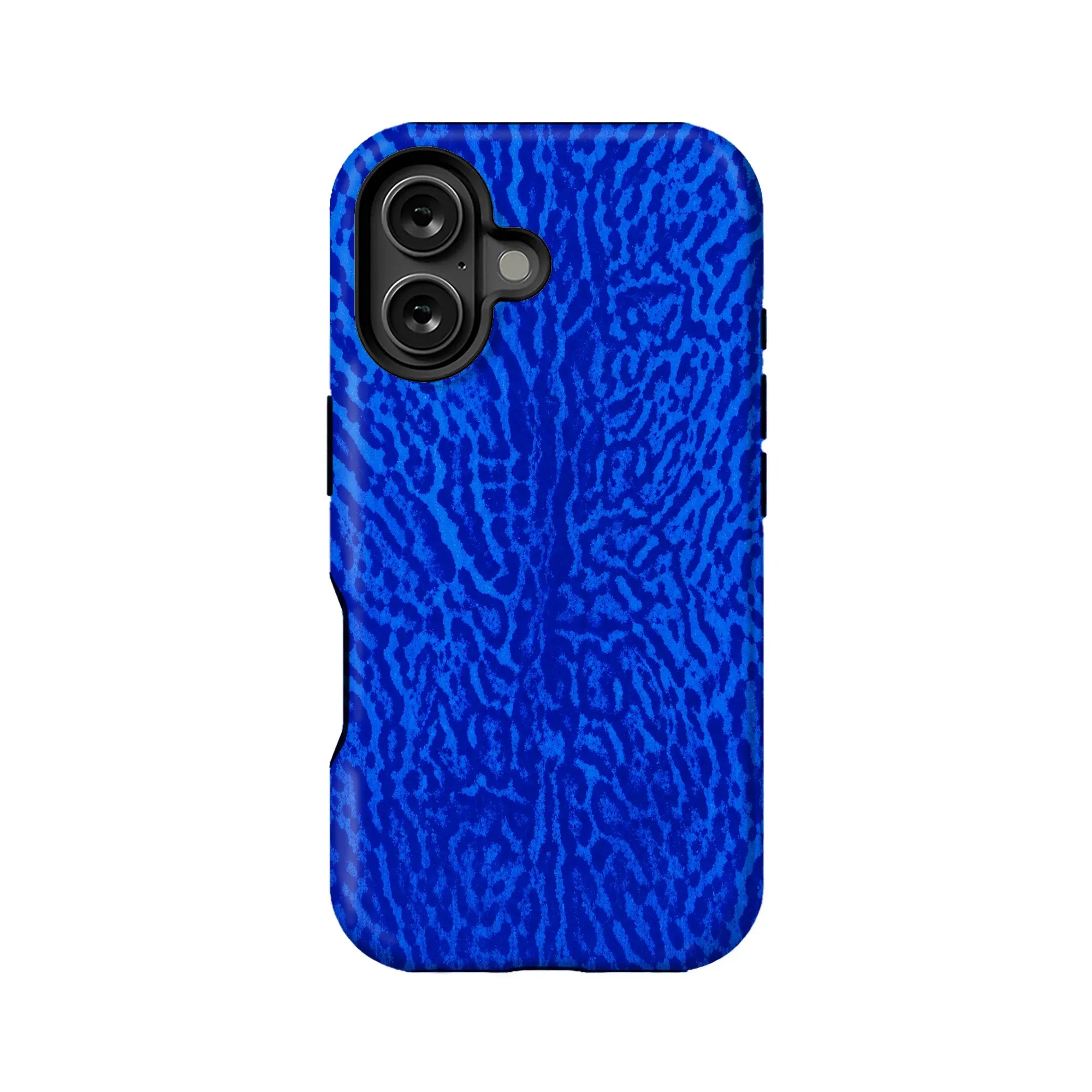 Vibrant Blue Textured Phone Case
