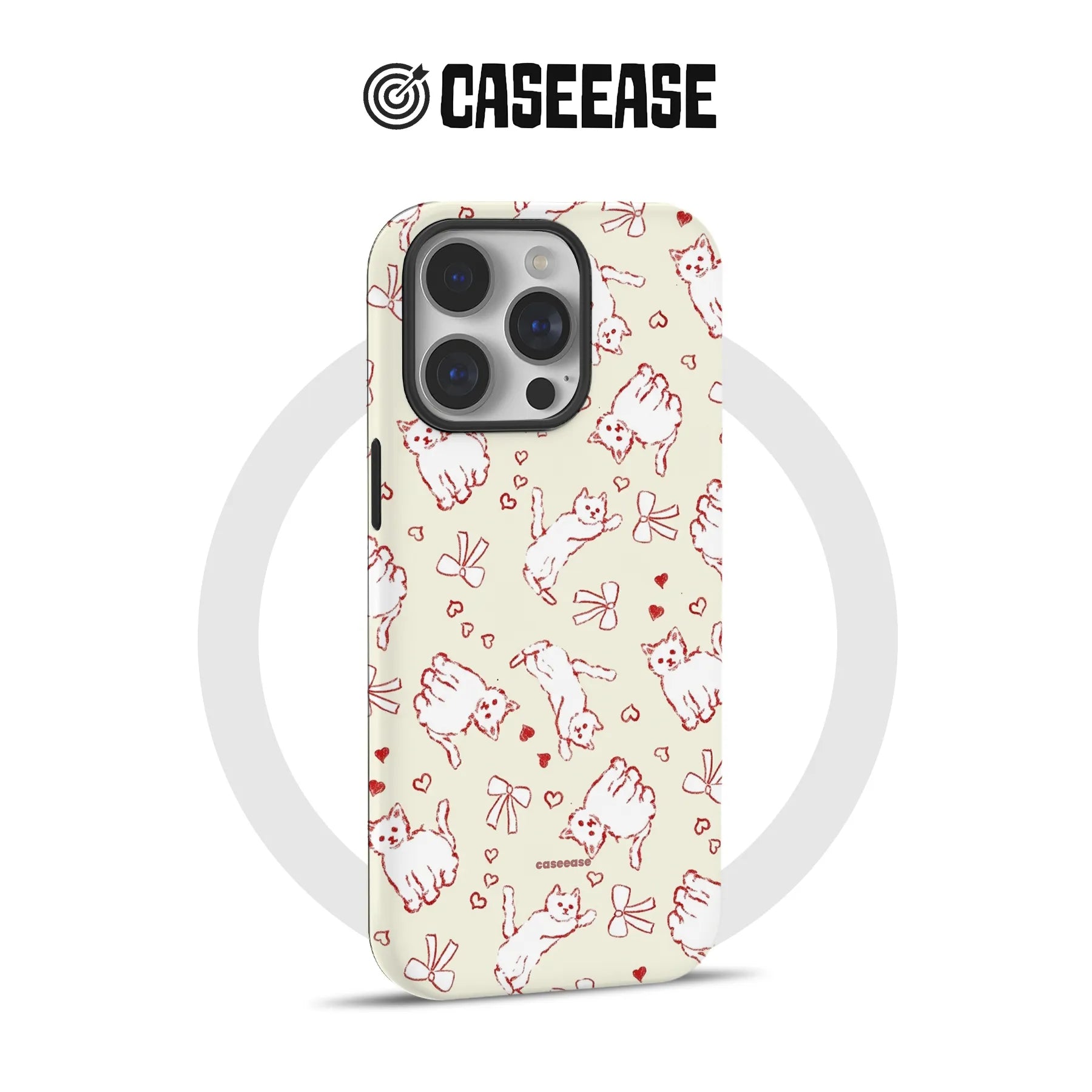 Cute Cat Pattern Phone Case for Pet Lovers