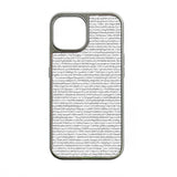 Holographic Chrome Phone Case for iPhone 15 Pro - 3D Code Design