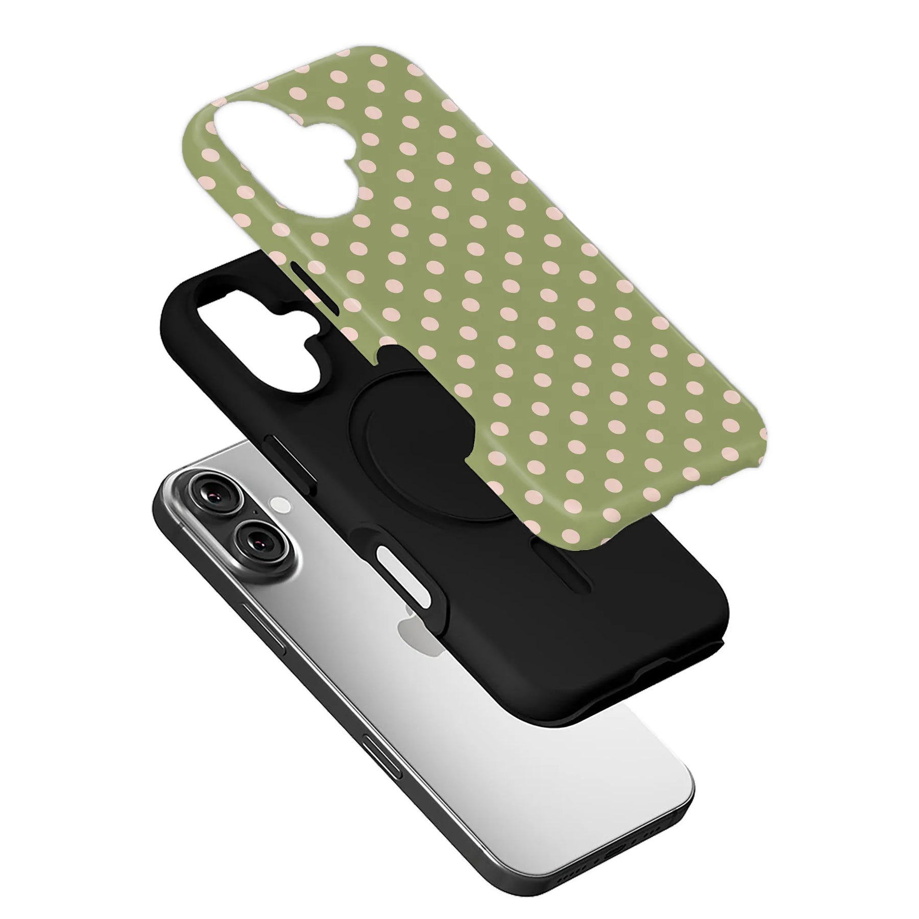 Polka Dot Green Phone Case