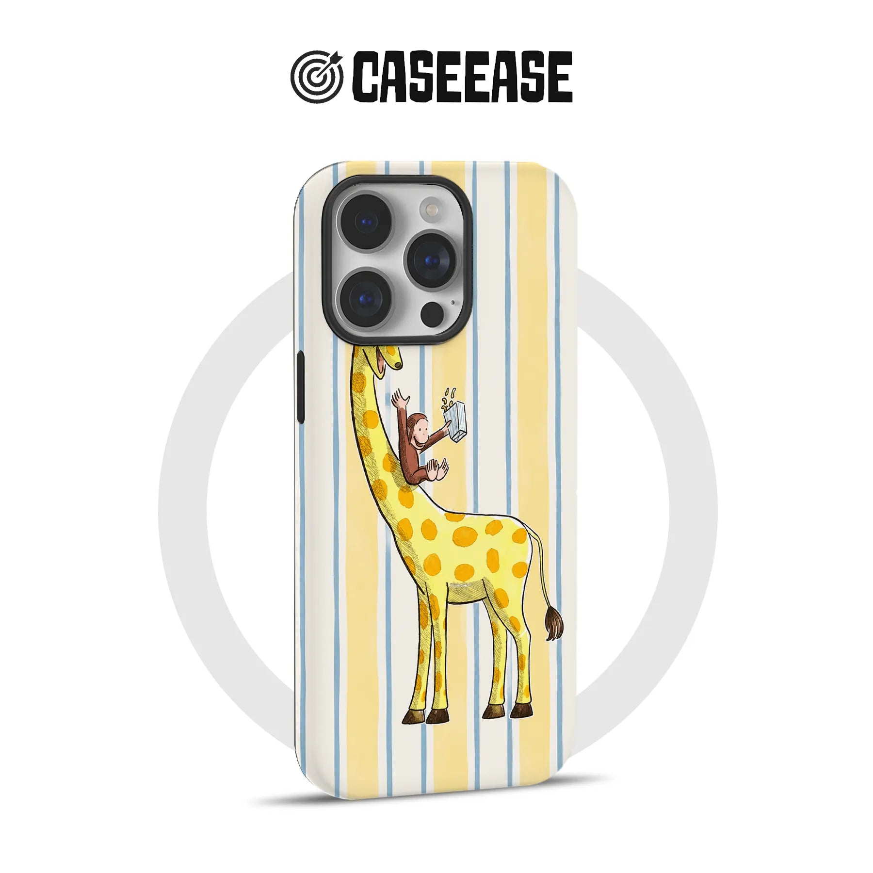 Cute Giraffe and Monkey Phone Case
