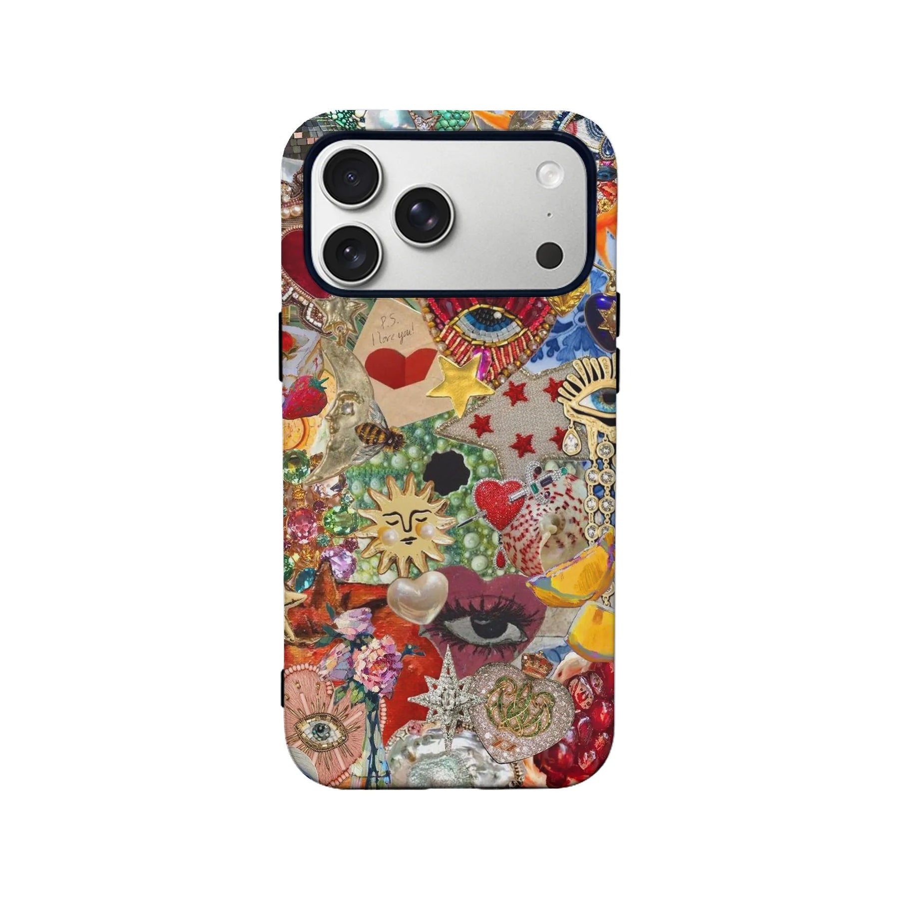 Funda para teléfono con encanto bohemio vibrante