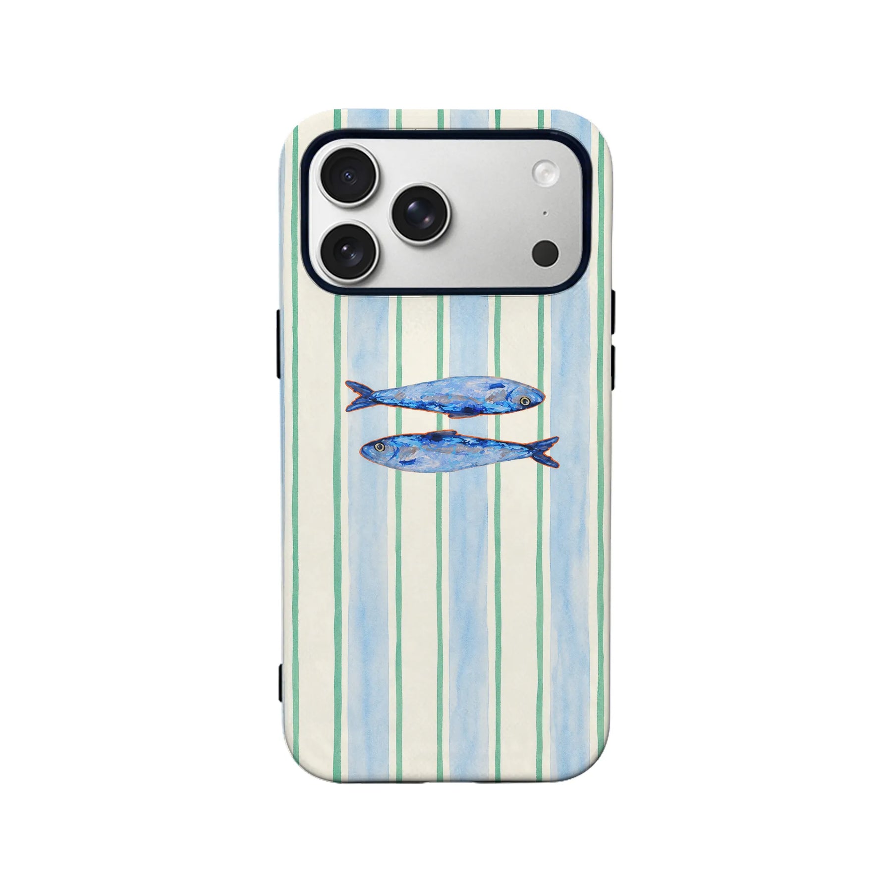 Artistic Blue Fish Phone Case