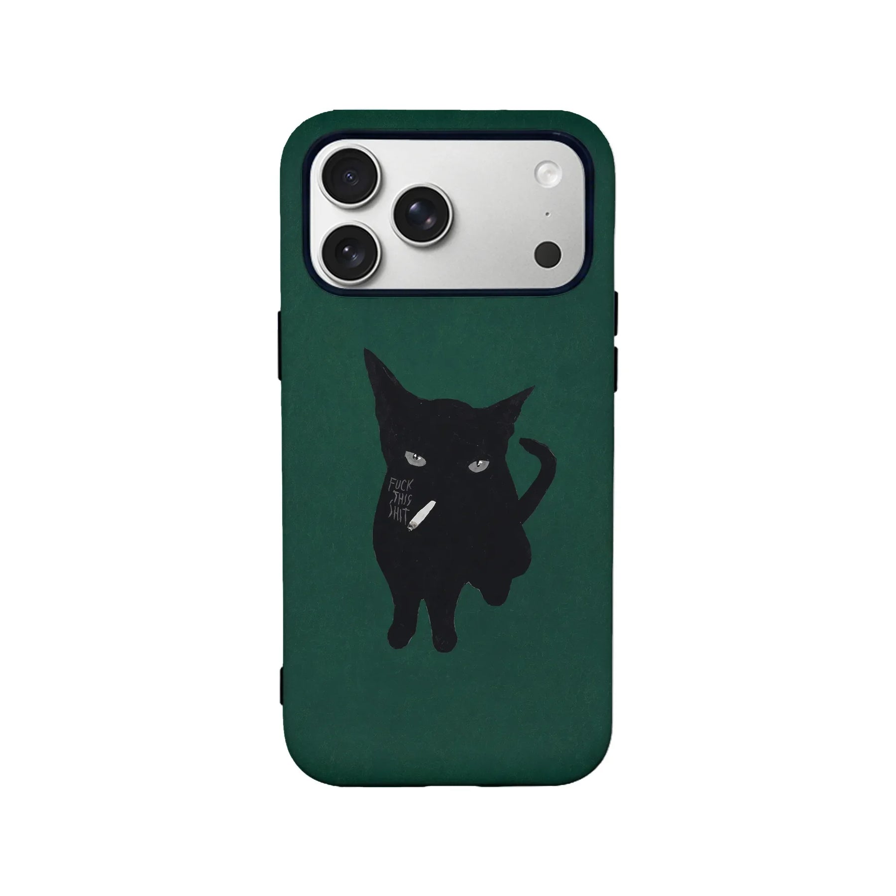 Edgy Black Cat Phone Case
