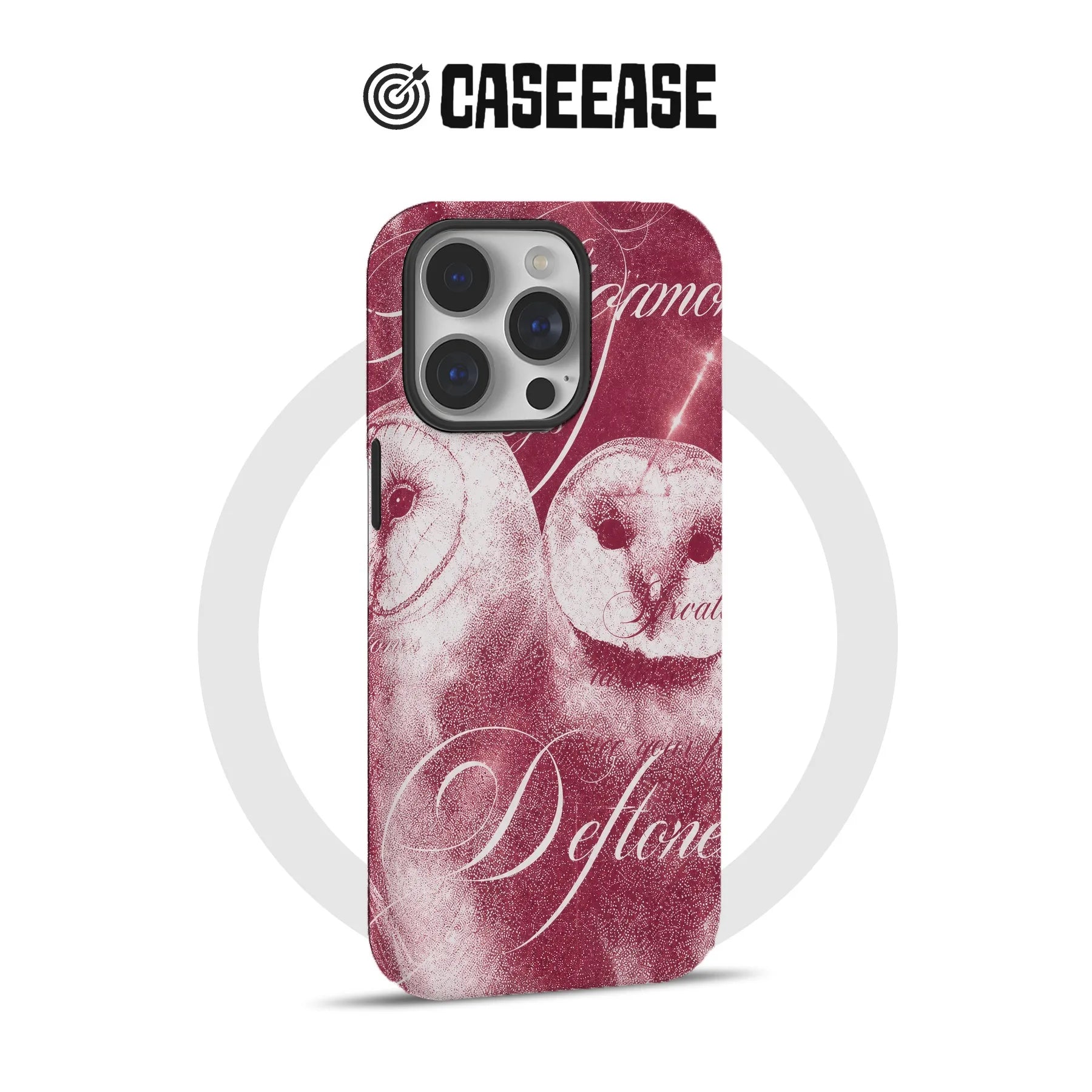 Artistic Owl Design Phone Case