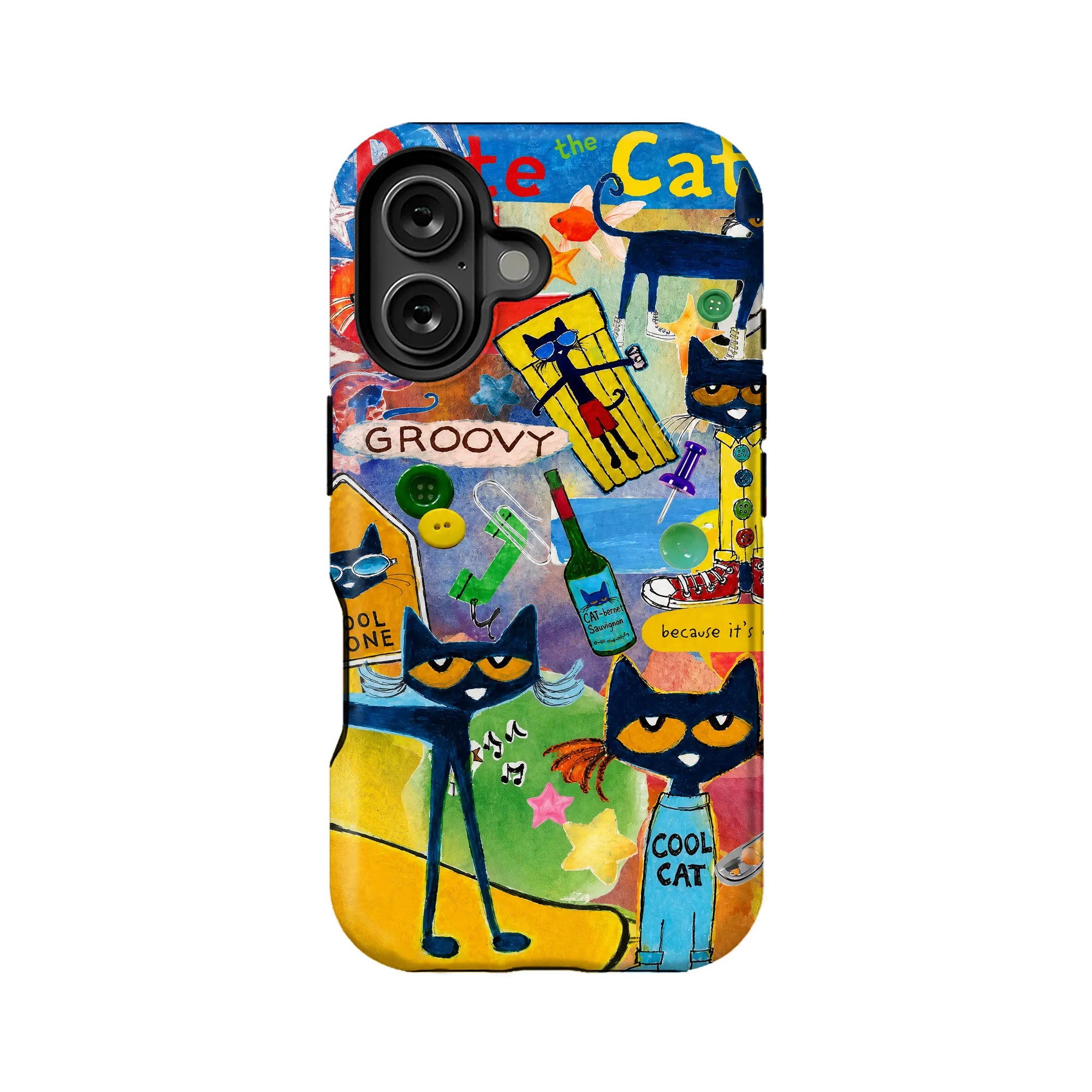 Cool Cat Art Phone Case