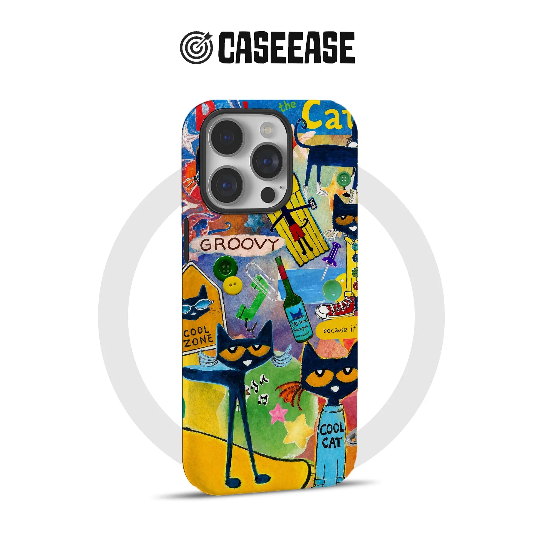Cool Cat Art Phone Case