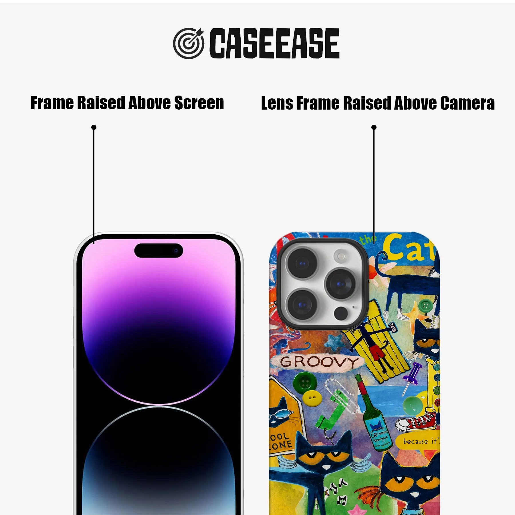 Cool Cat Art Phone Case