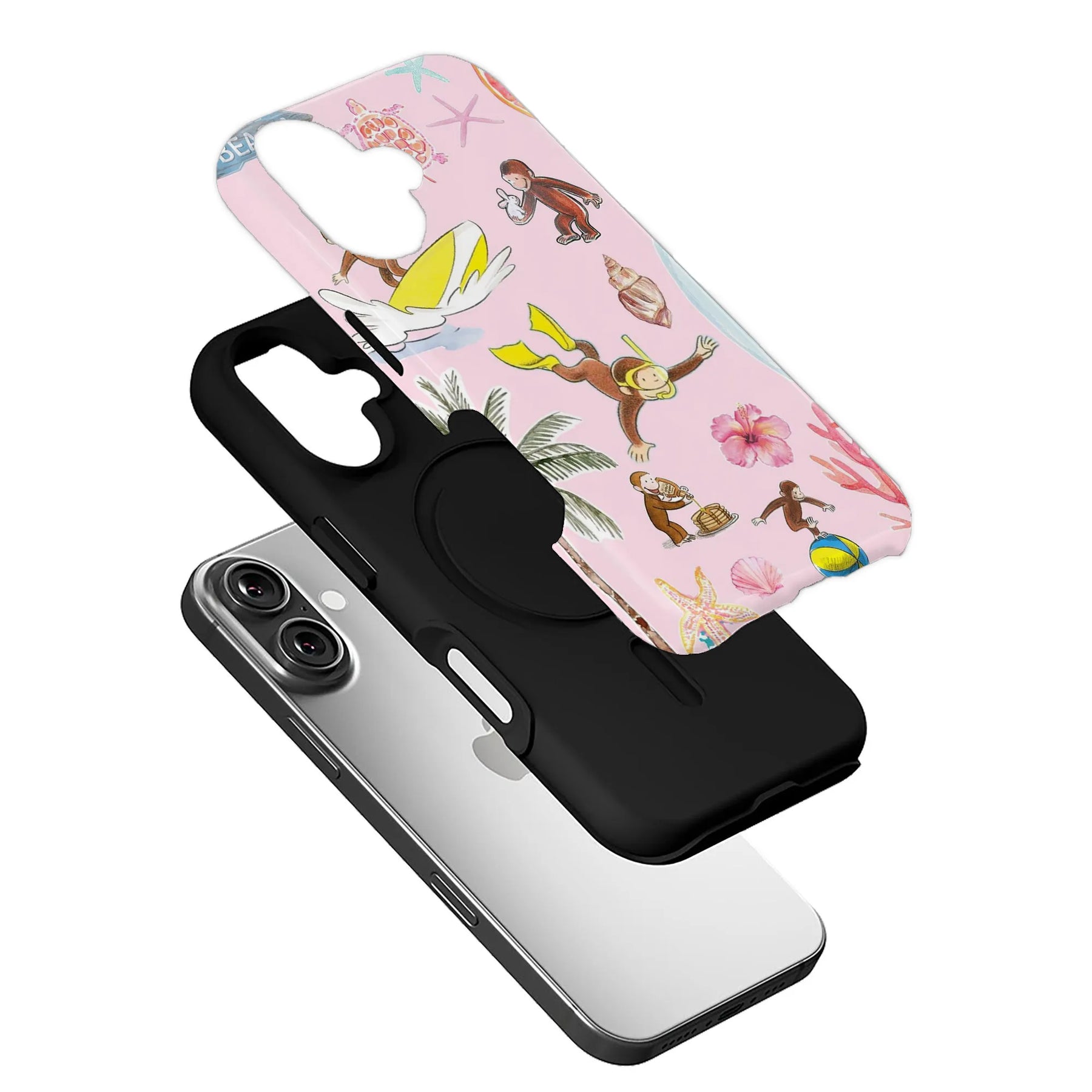 Curious George Beach Phone Case