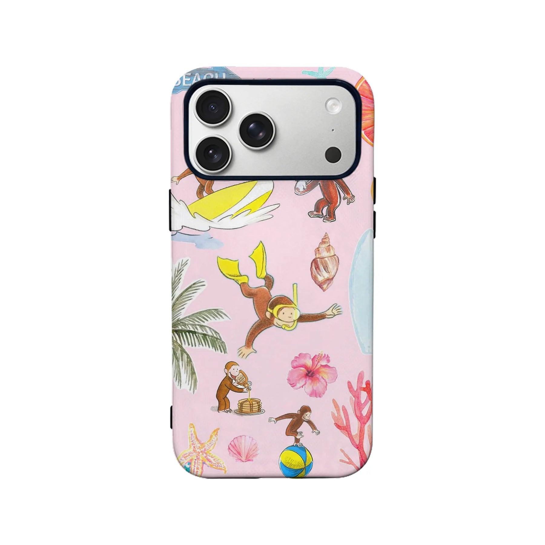 Curious George Beach Phone Case