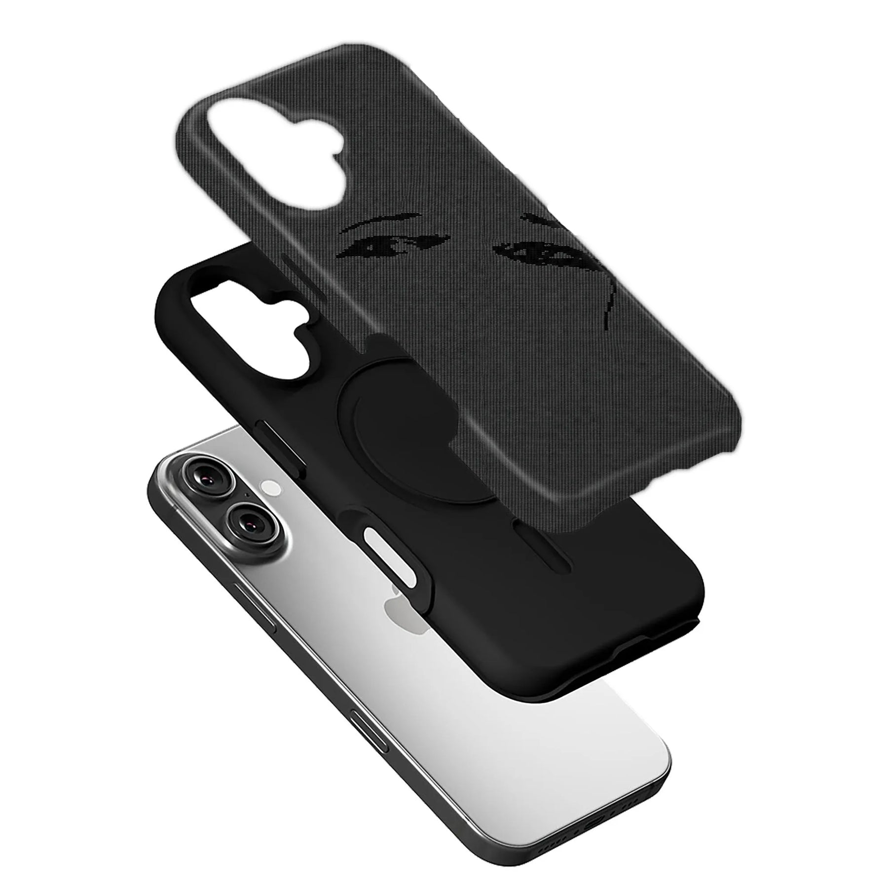 Elegant Black Face Phone Case