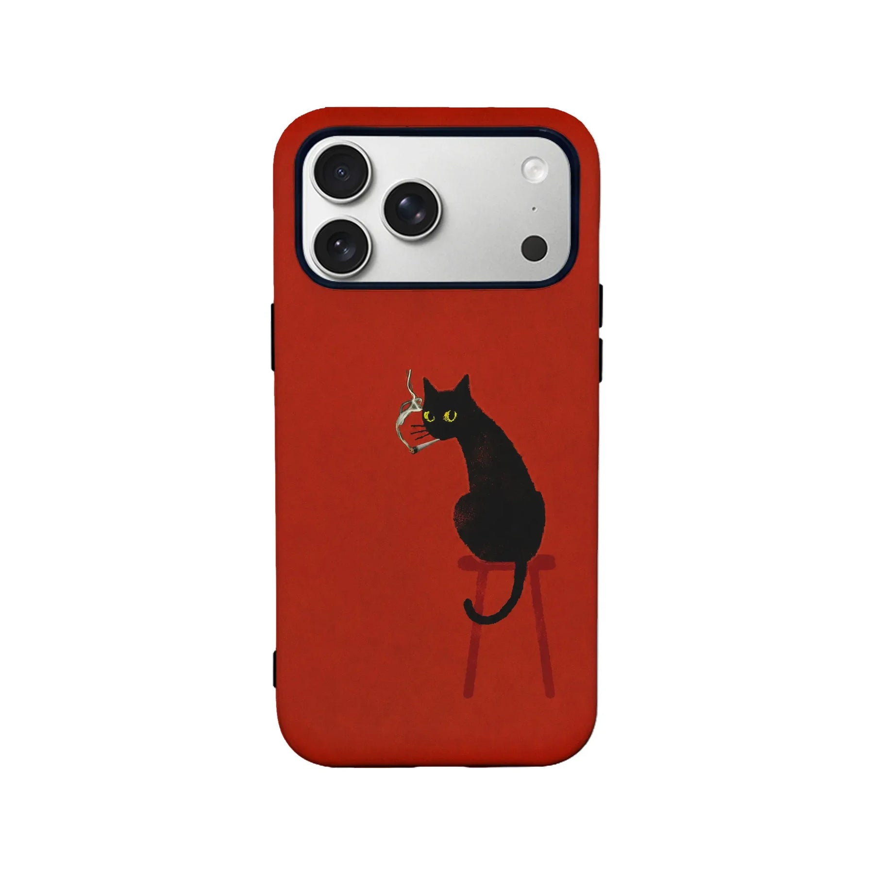 Artistic Black Cat Phone Case