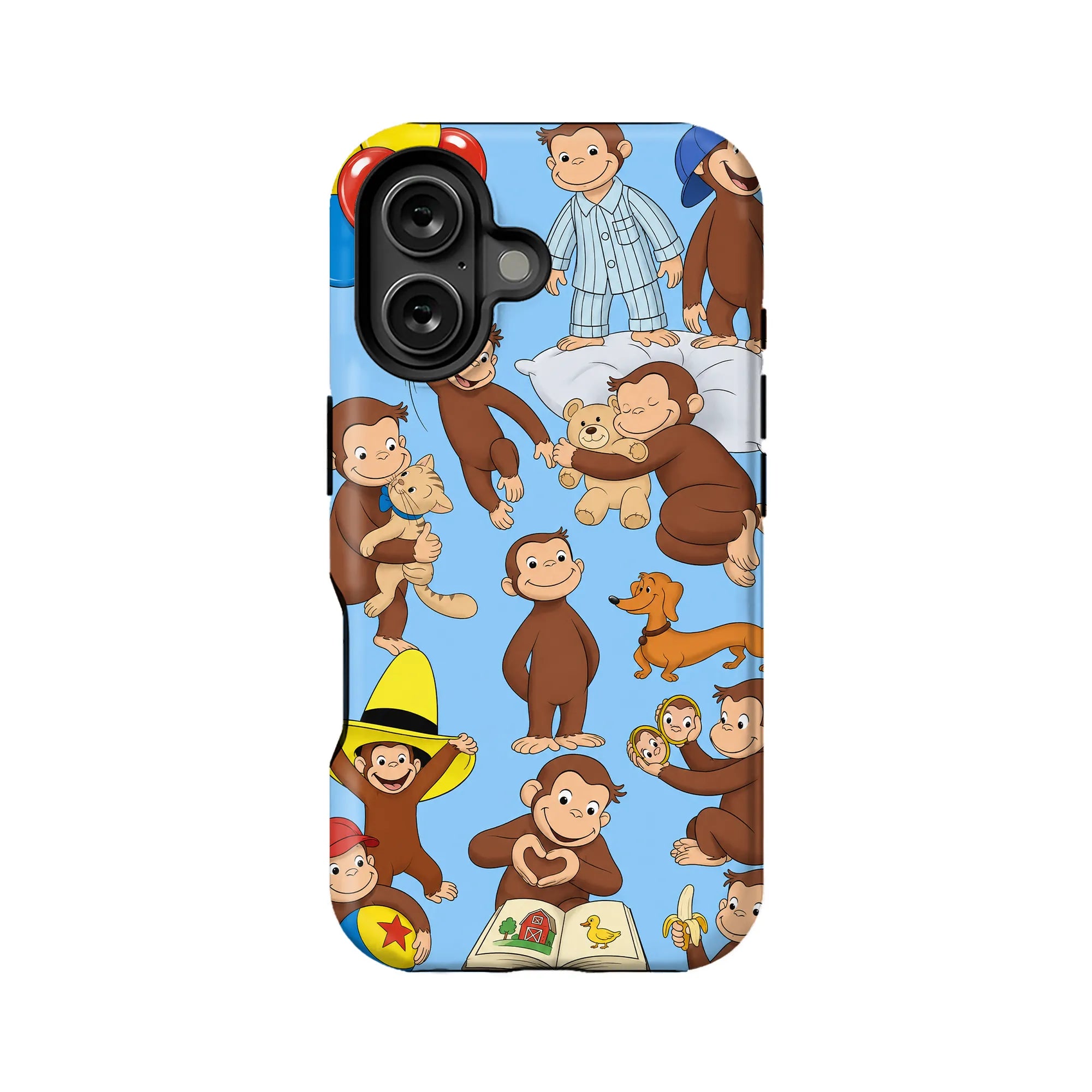Curious George Blue Playtime Phone Case