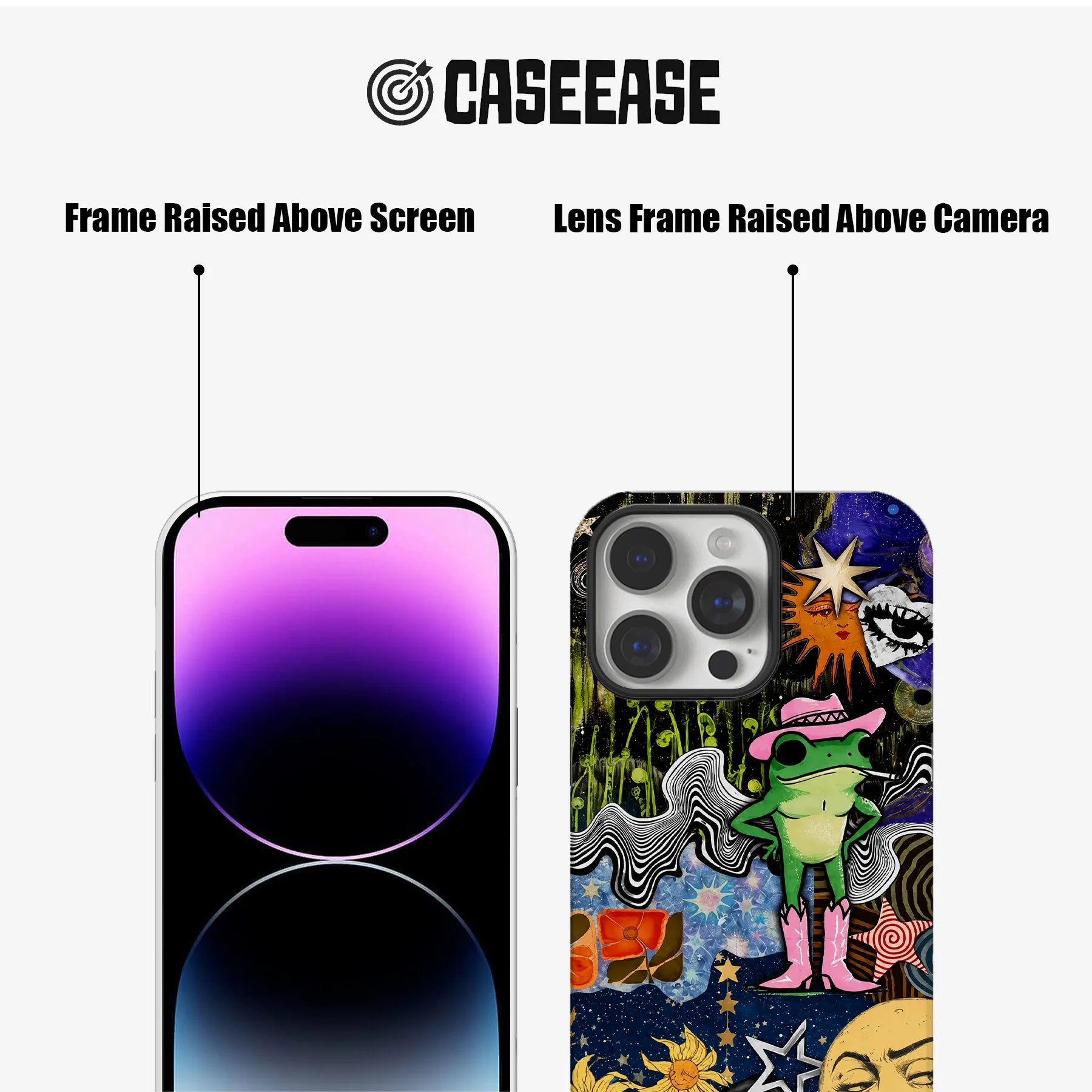 Colorful Frog Art Phone Case