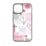 Holographic Chrome Phone Case - Faith Inspired Design