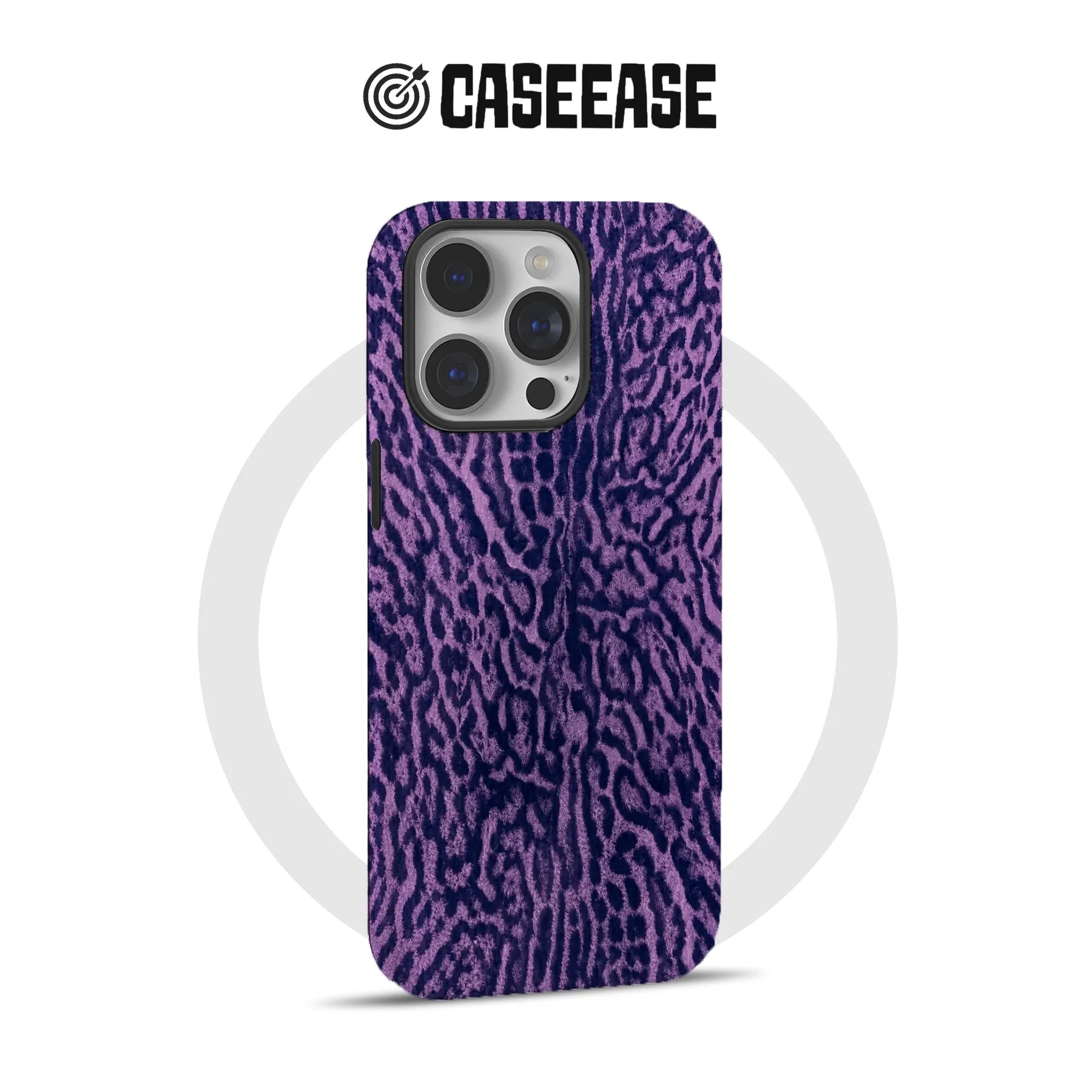 Purple Leopard Print Phone Case