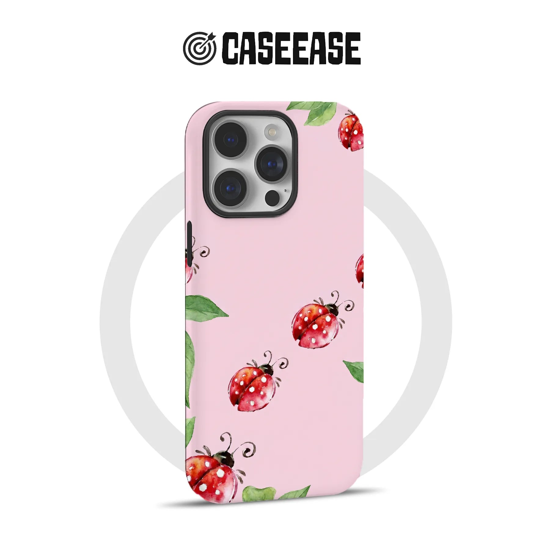 Ladybug Pattern Phone Case for iPhone