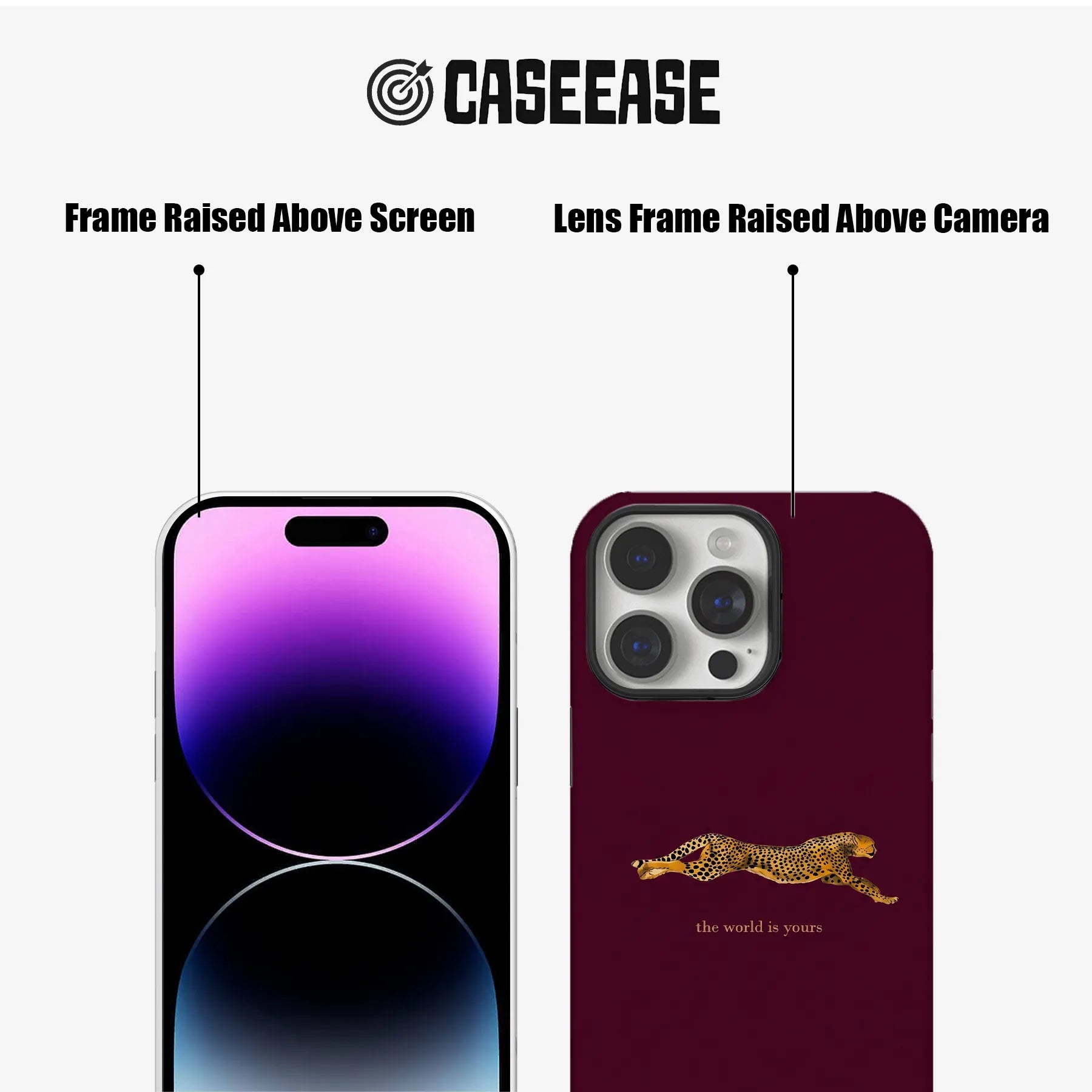 Leopard Print Phone Case - The World Is Yours
