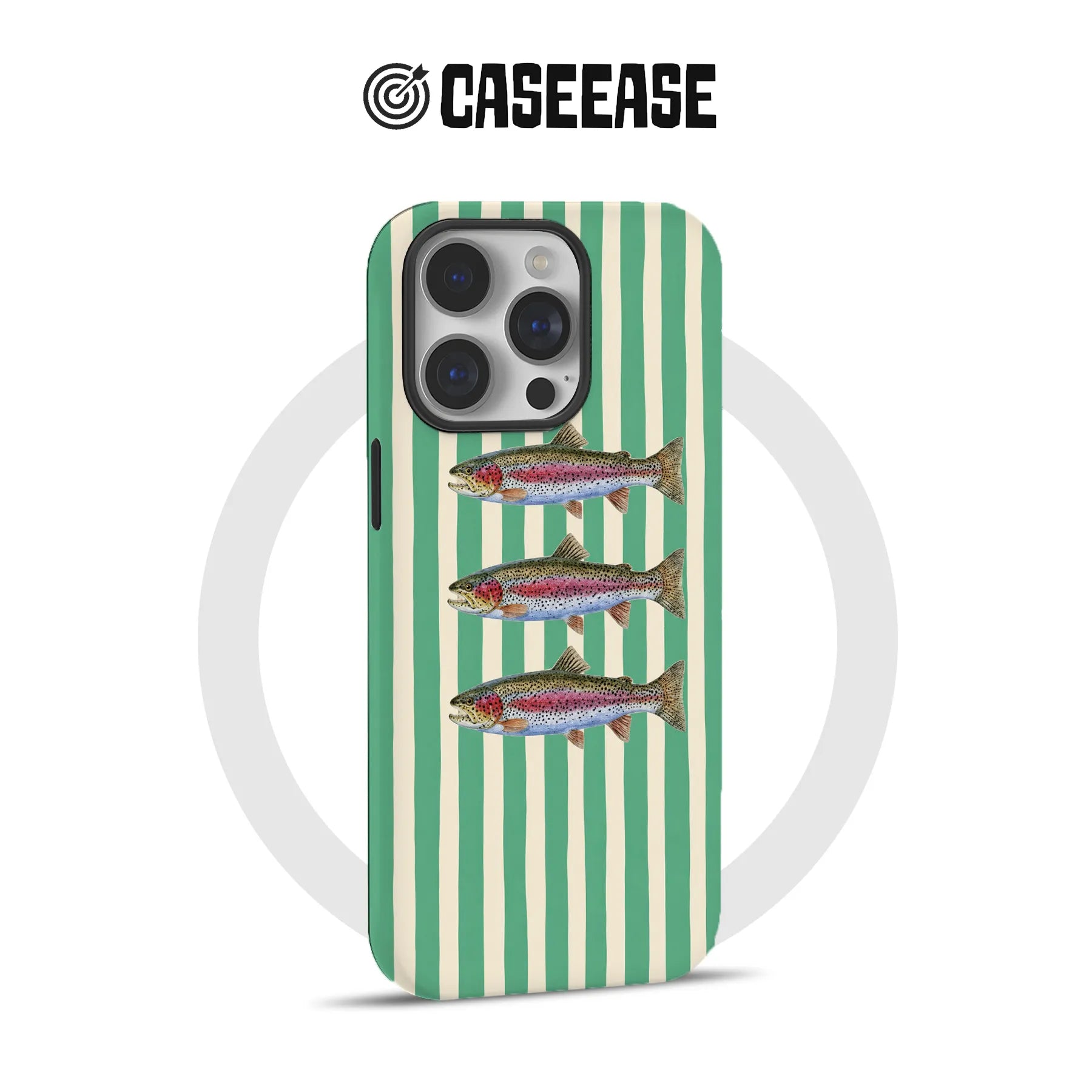 Rainbow Trout Striped Phone Case