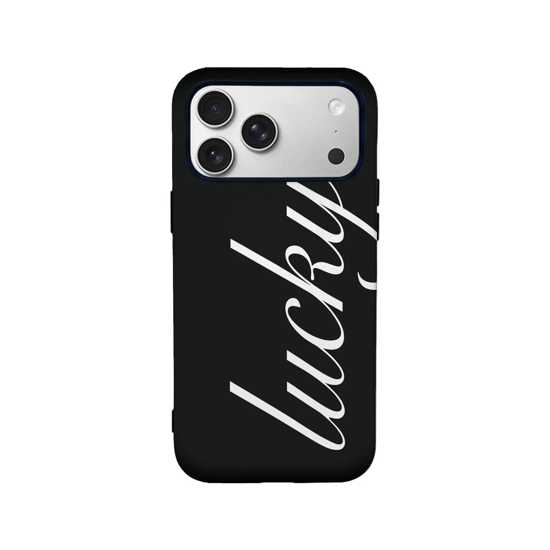 Lucky Statement Black Phone Case