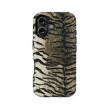 Elegante funda para teléfono con rayas de tigre