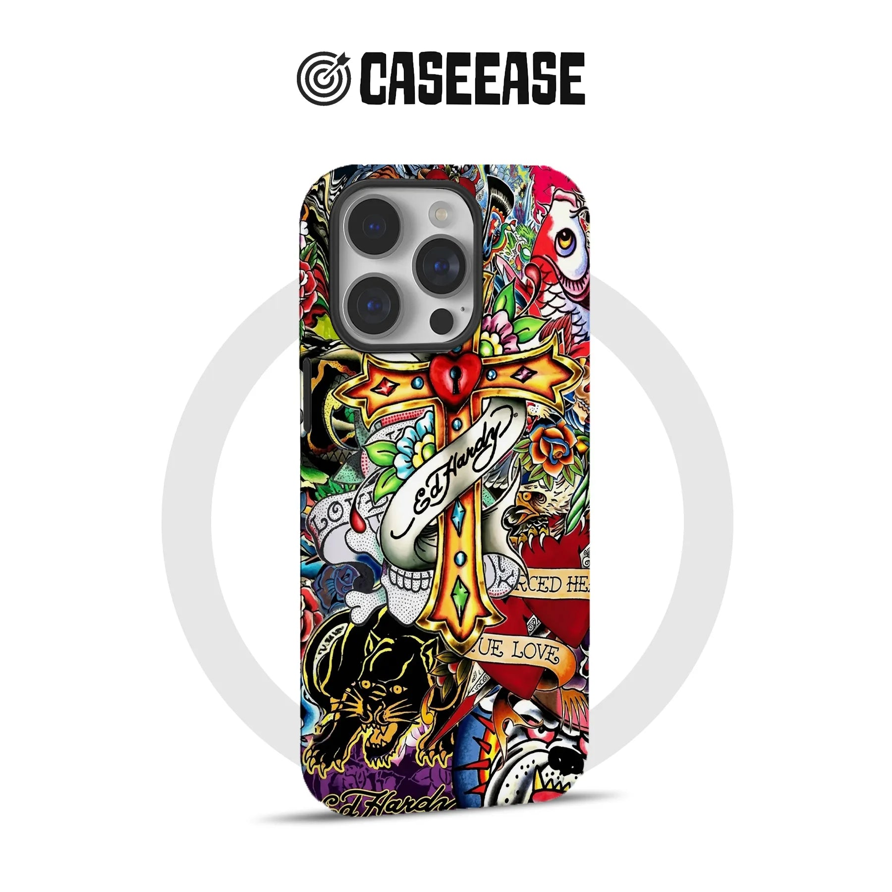 Ed Hardy Tattoo Style Phone Case