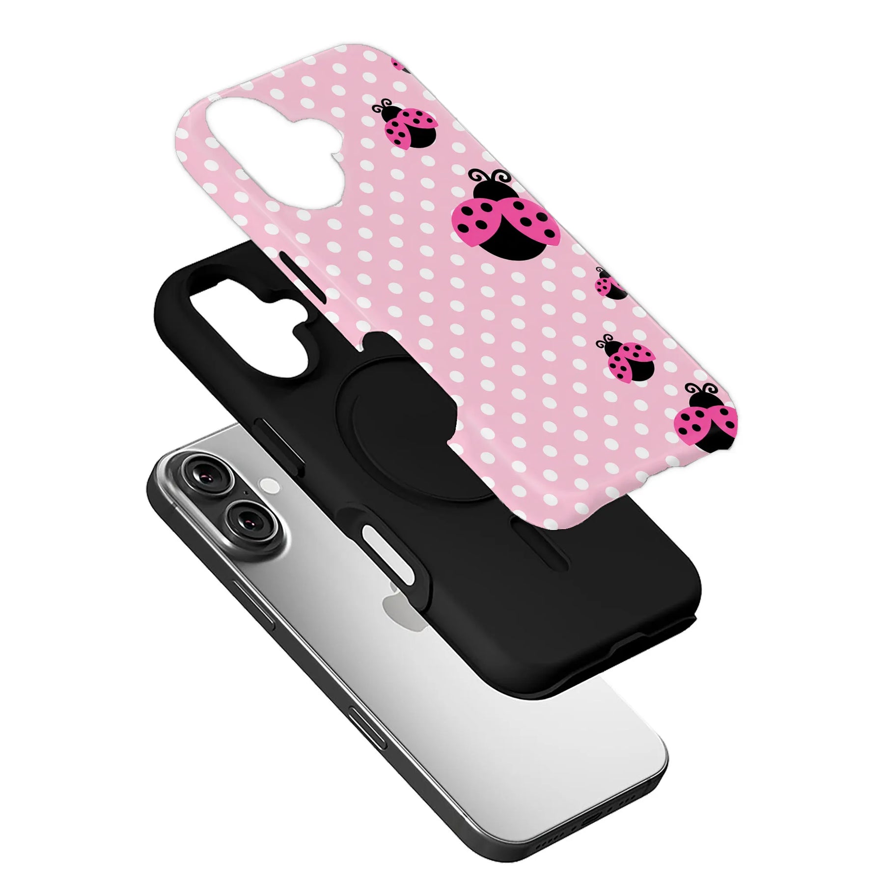 Cute Ladybug Polka Dot Phone Case