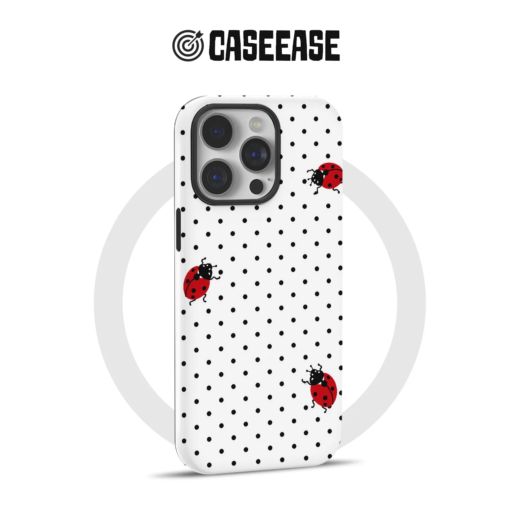 Cute Ladybug Polka Dot Phone Case
