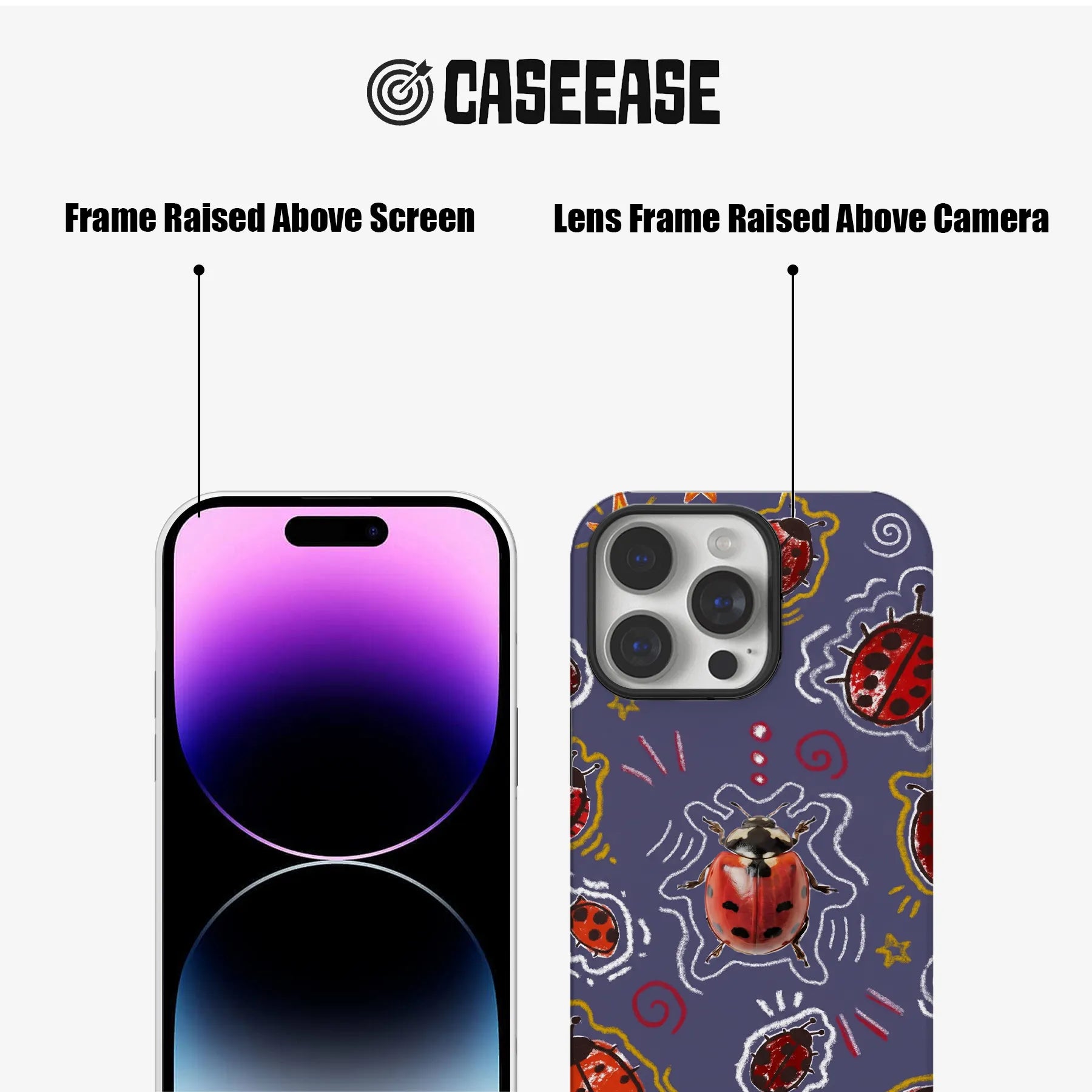 Colorful Ladybug Phone Case