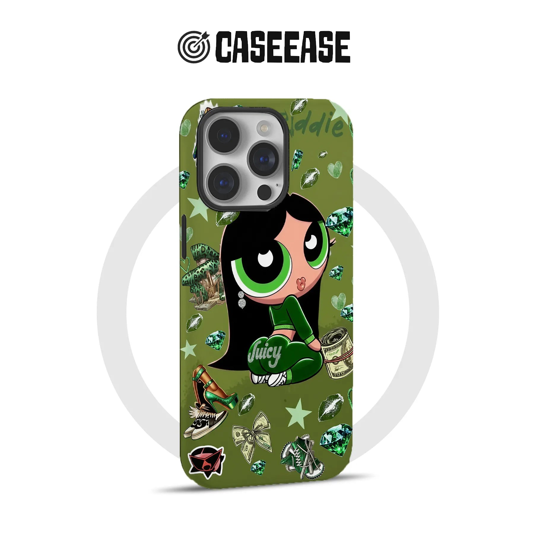 Juicy Cartoon Green Phone Case