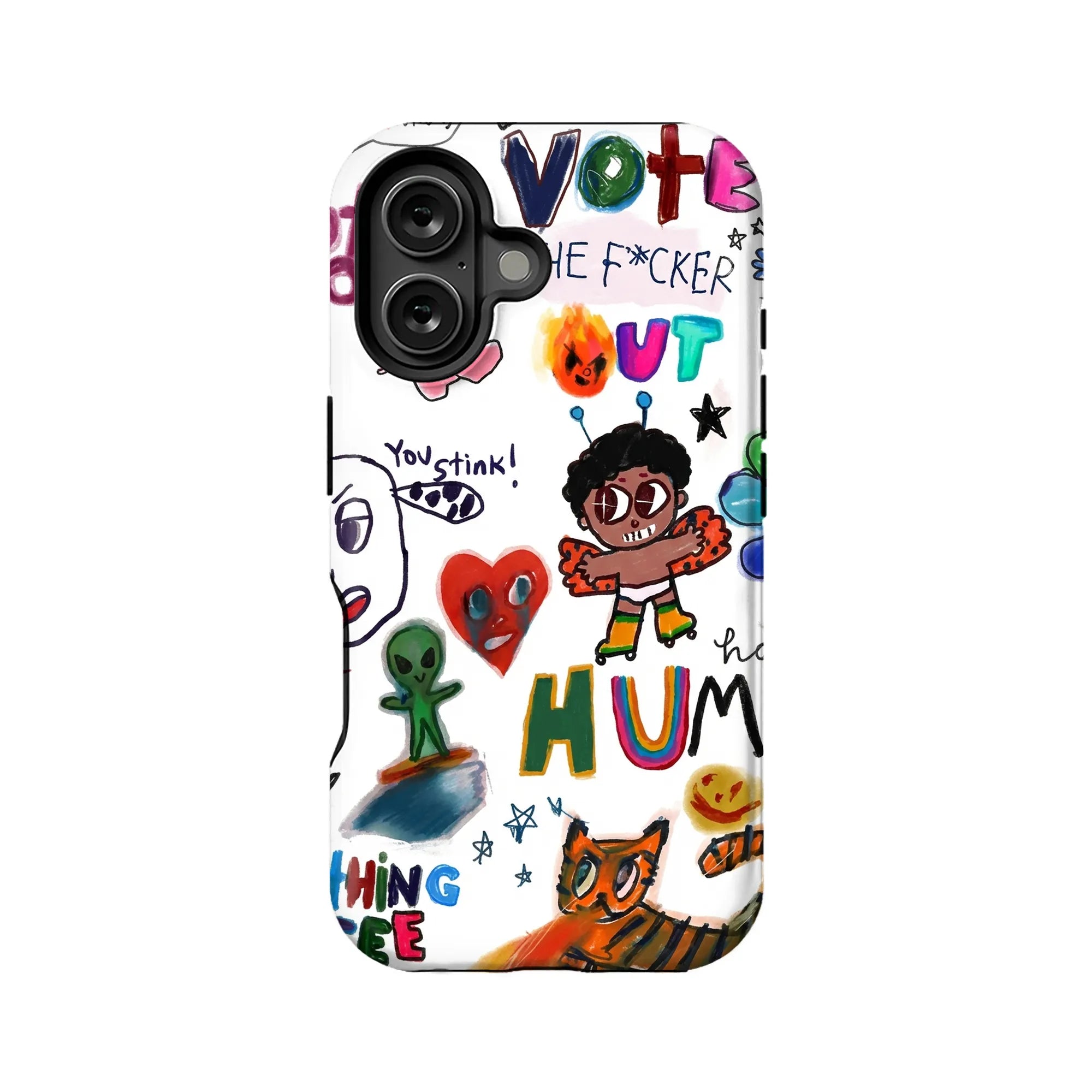 Doodle Streetwear IPhone Phone Case - Premium Protective Phone Case - View 1