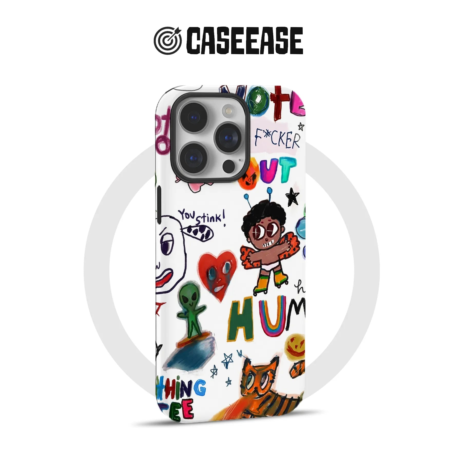 Doodle Streetwear IPhone Phone Case - Premium Protective Phone Case - View 4