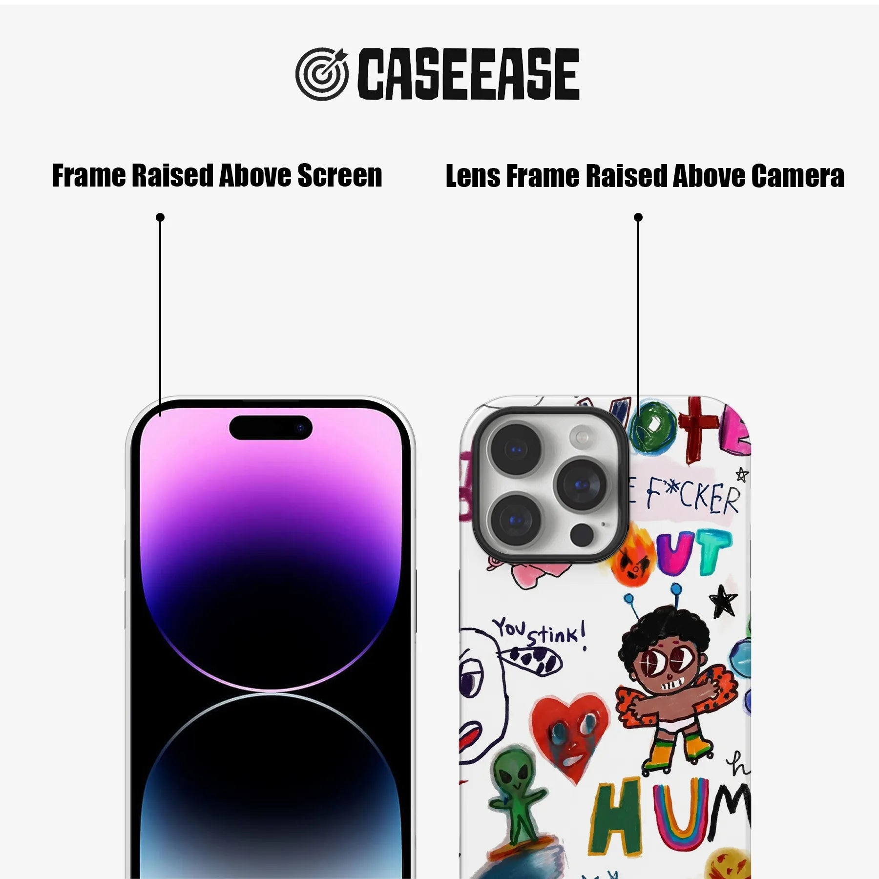 Doodle Streetwear IPhone Phone Case - Premium Protective Phone Case - View 5