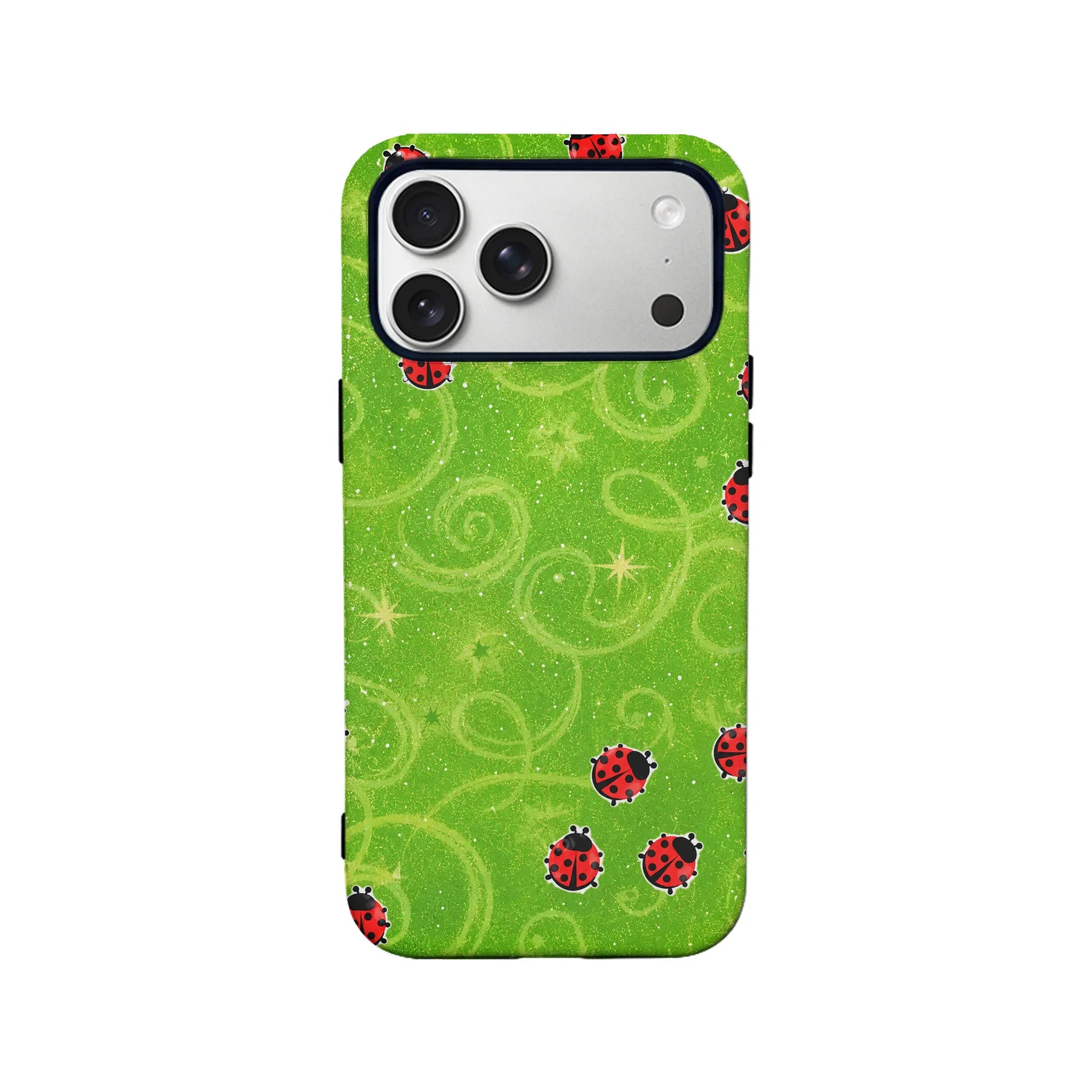 Ladybug Design Green Phone Case