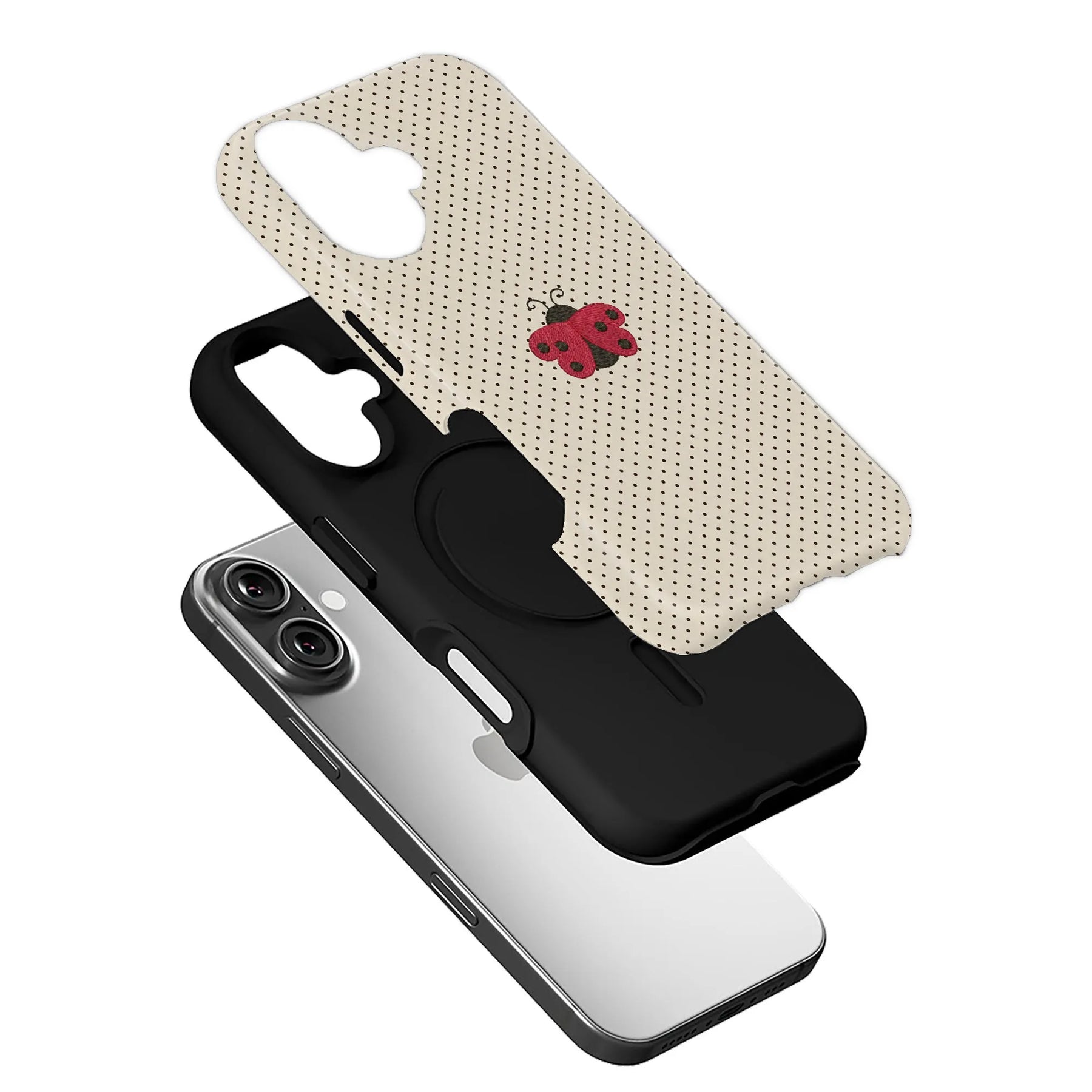 Ladybug Pattern Phone Case