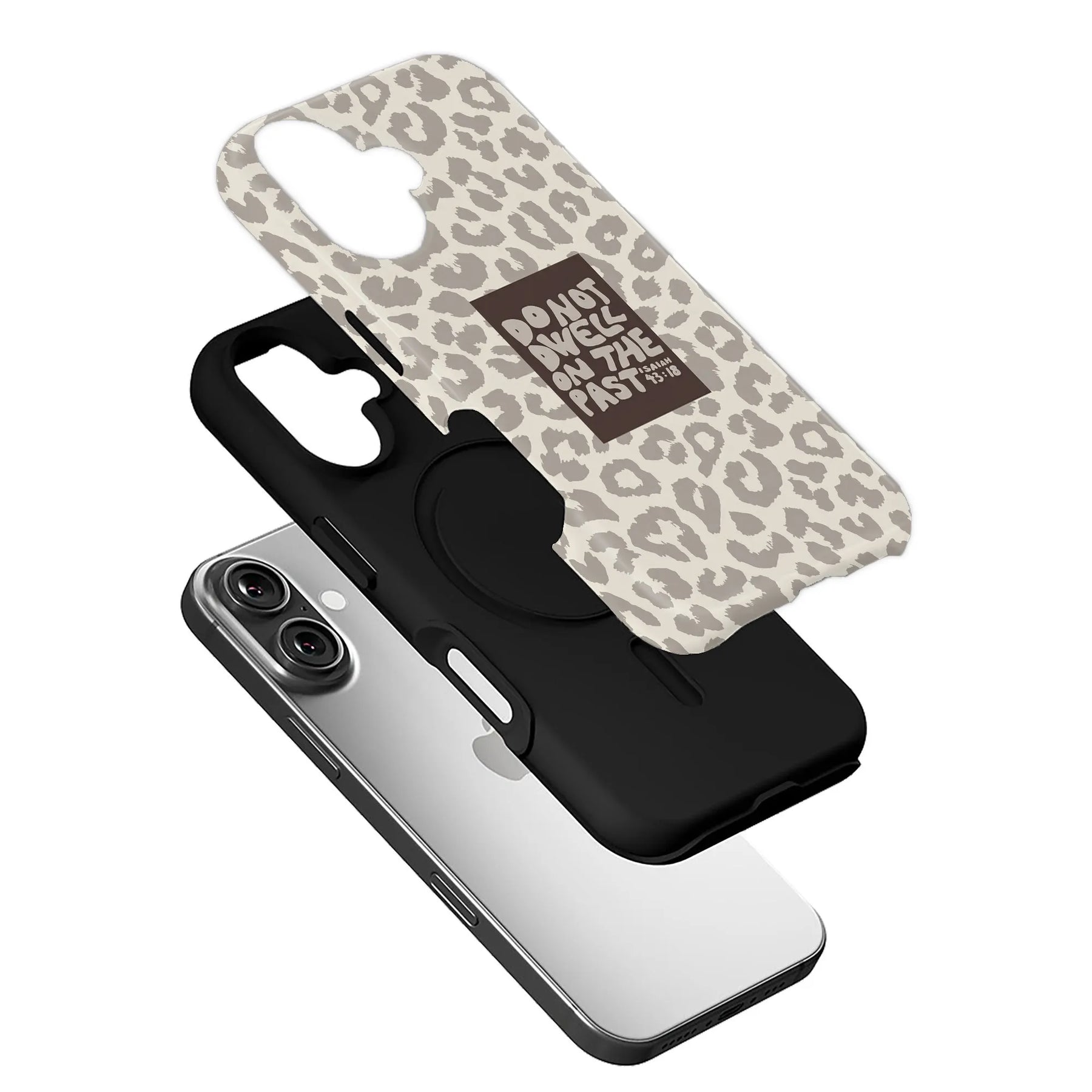 Inspirational Leopard Print Phone Case