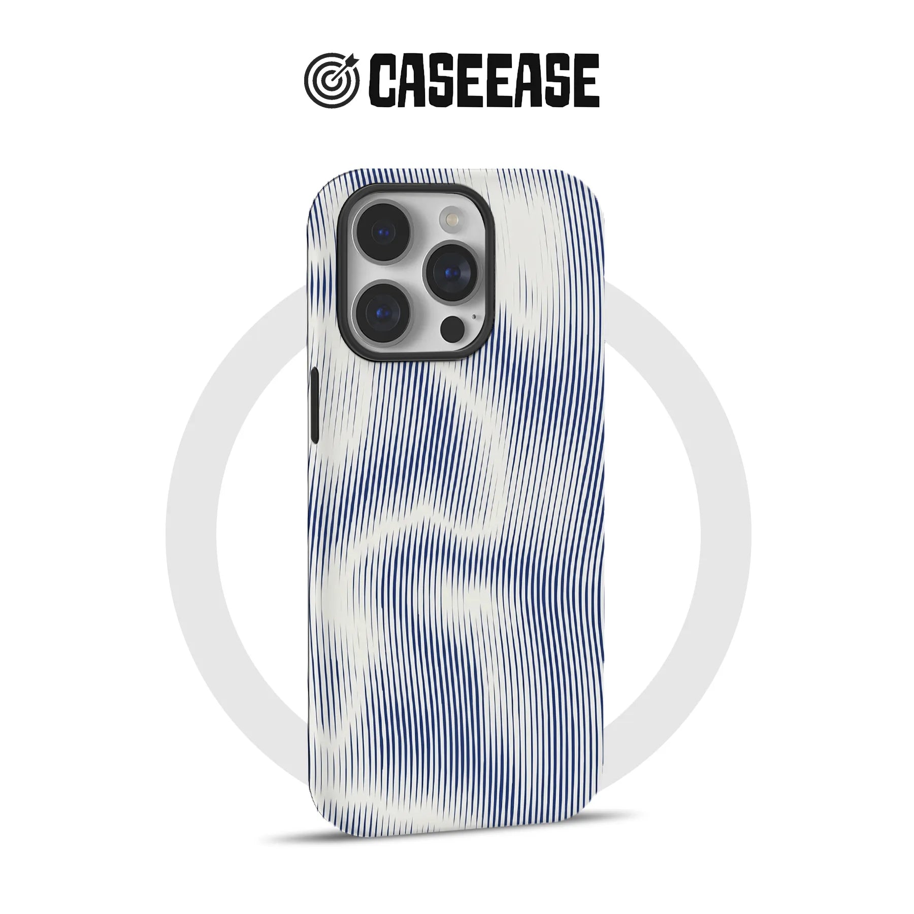 Wave Texture Phone Case – Artistic Flow Design