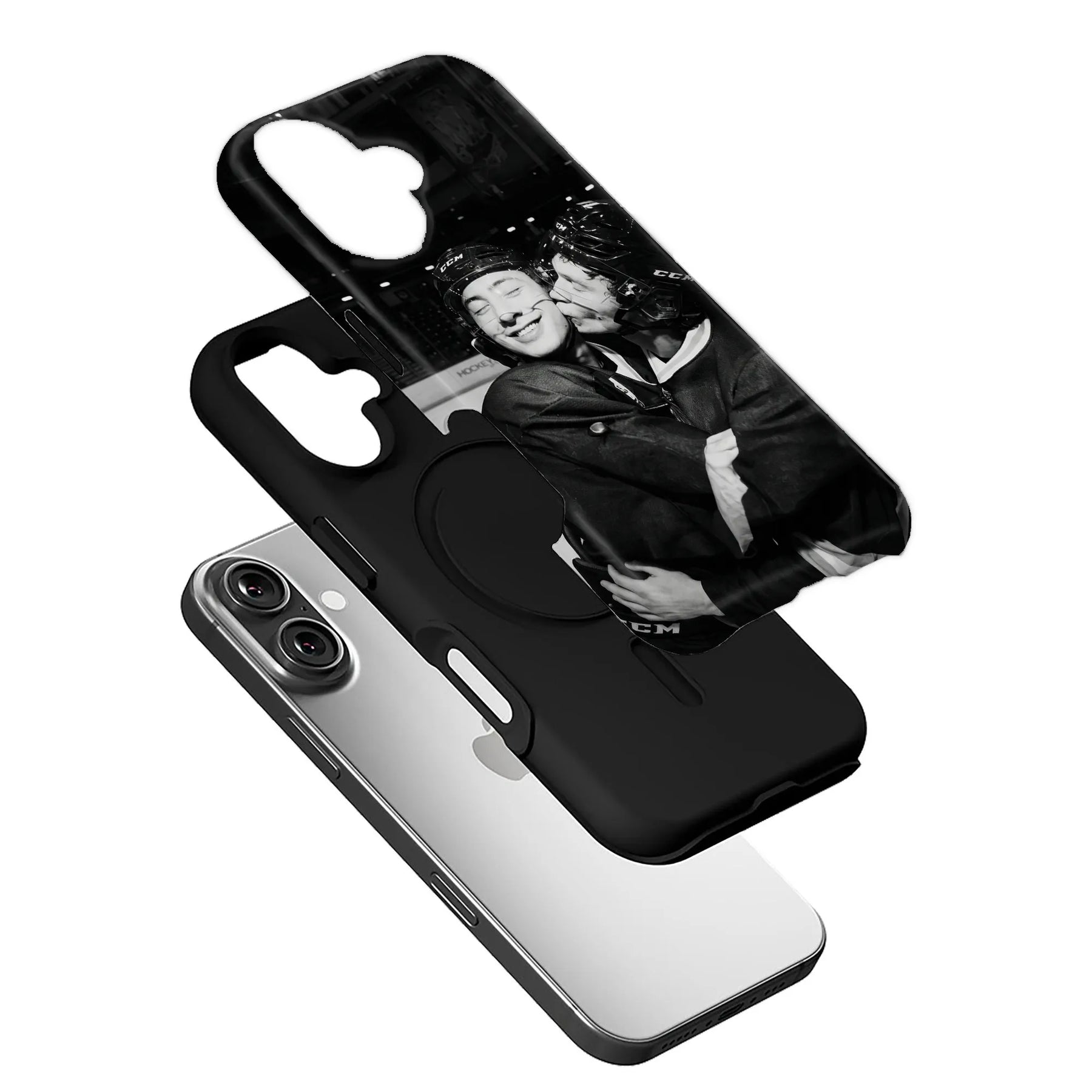 Emotional Hockey Players Phone Case