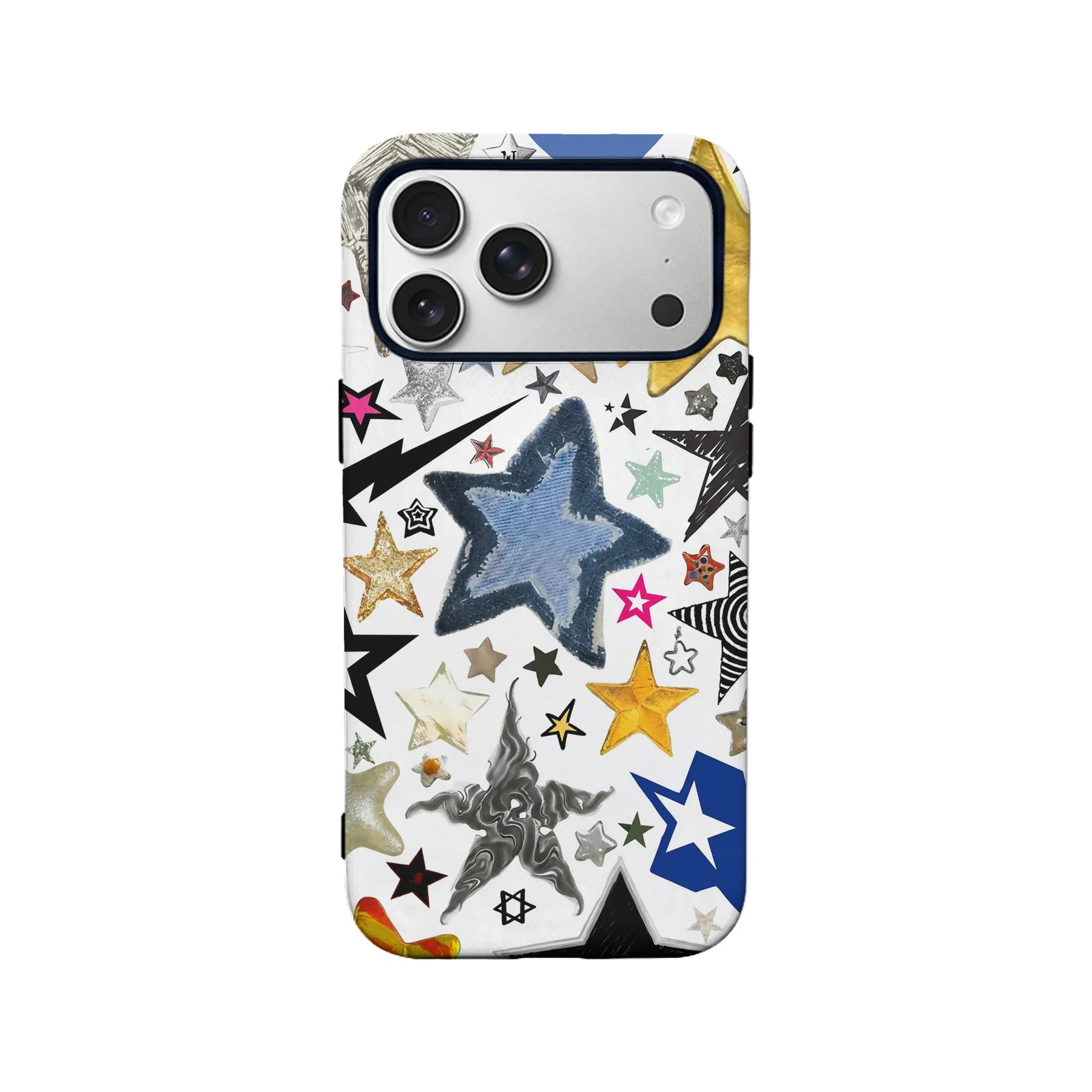 Variegated Stars Minimalist IPhone Phone Case - Premium Protective Phone Case - View 2