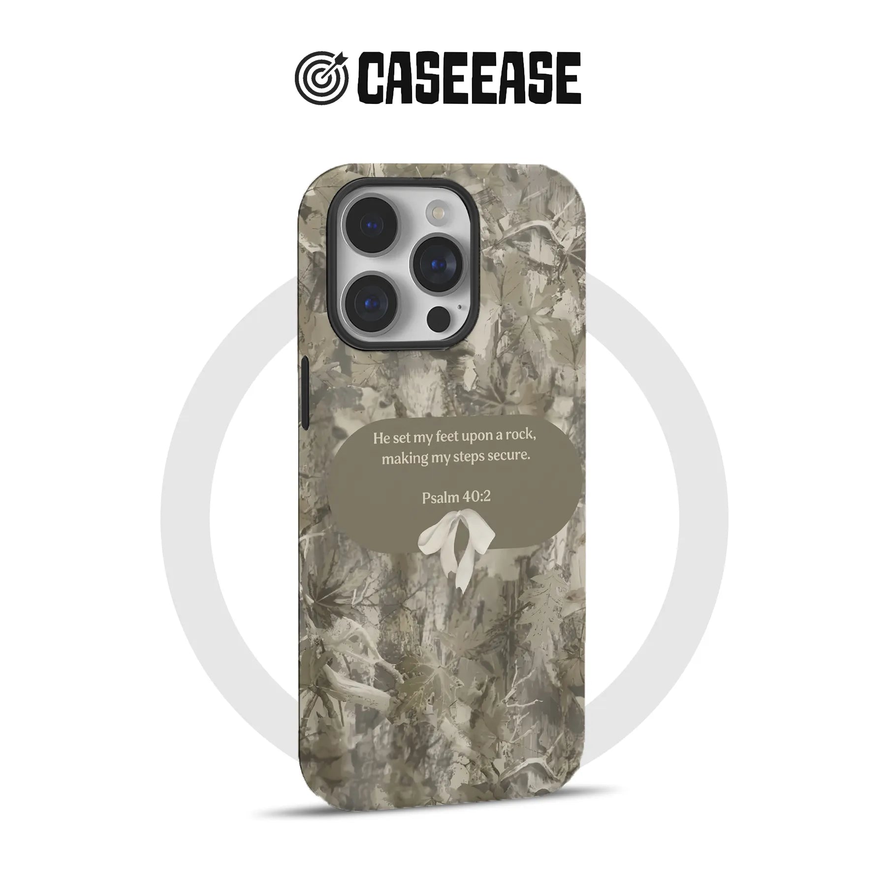 Psalm 40:2 Inspirational Phone Case