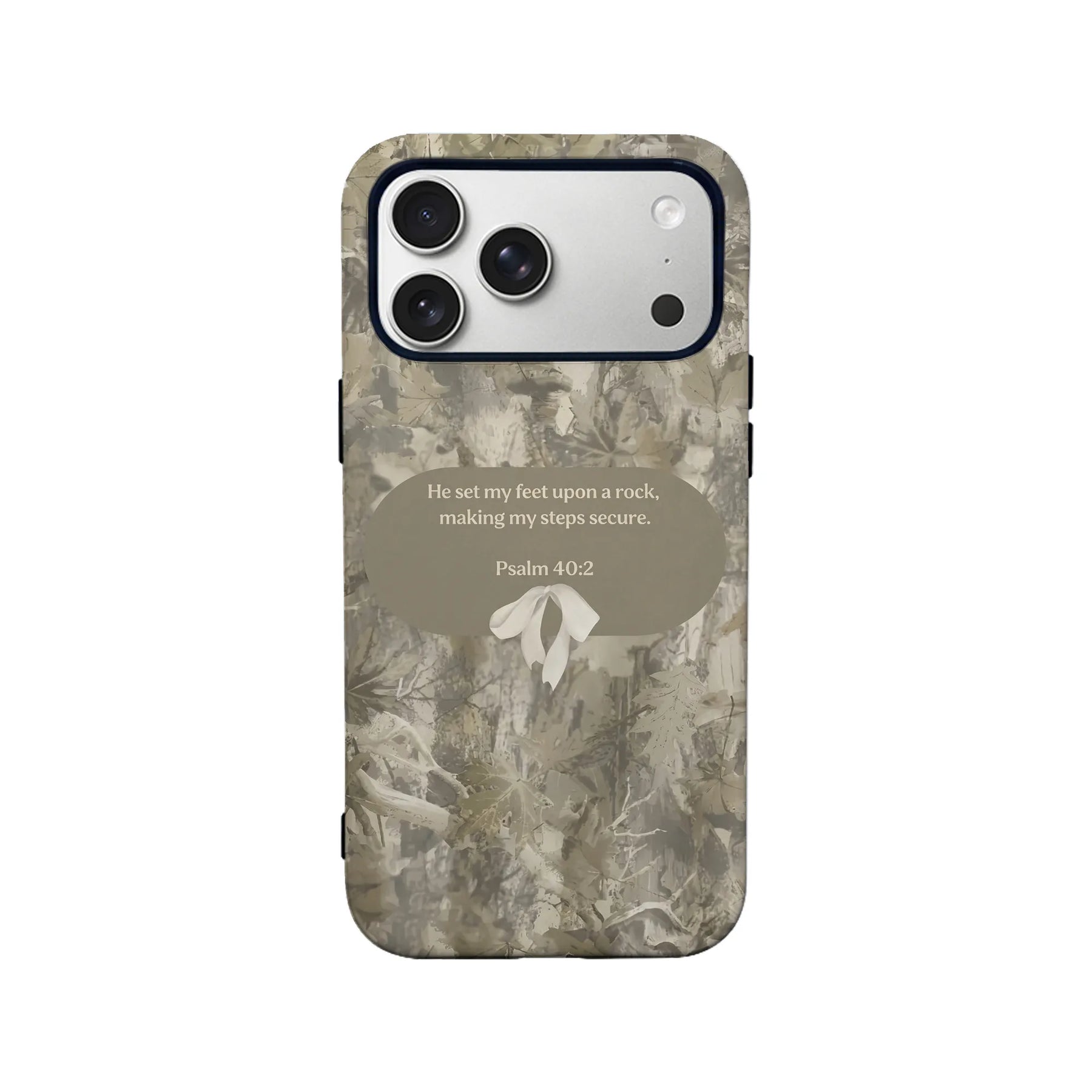 Psalm 40:2 Inspirational Phone Case