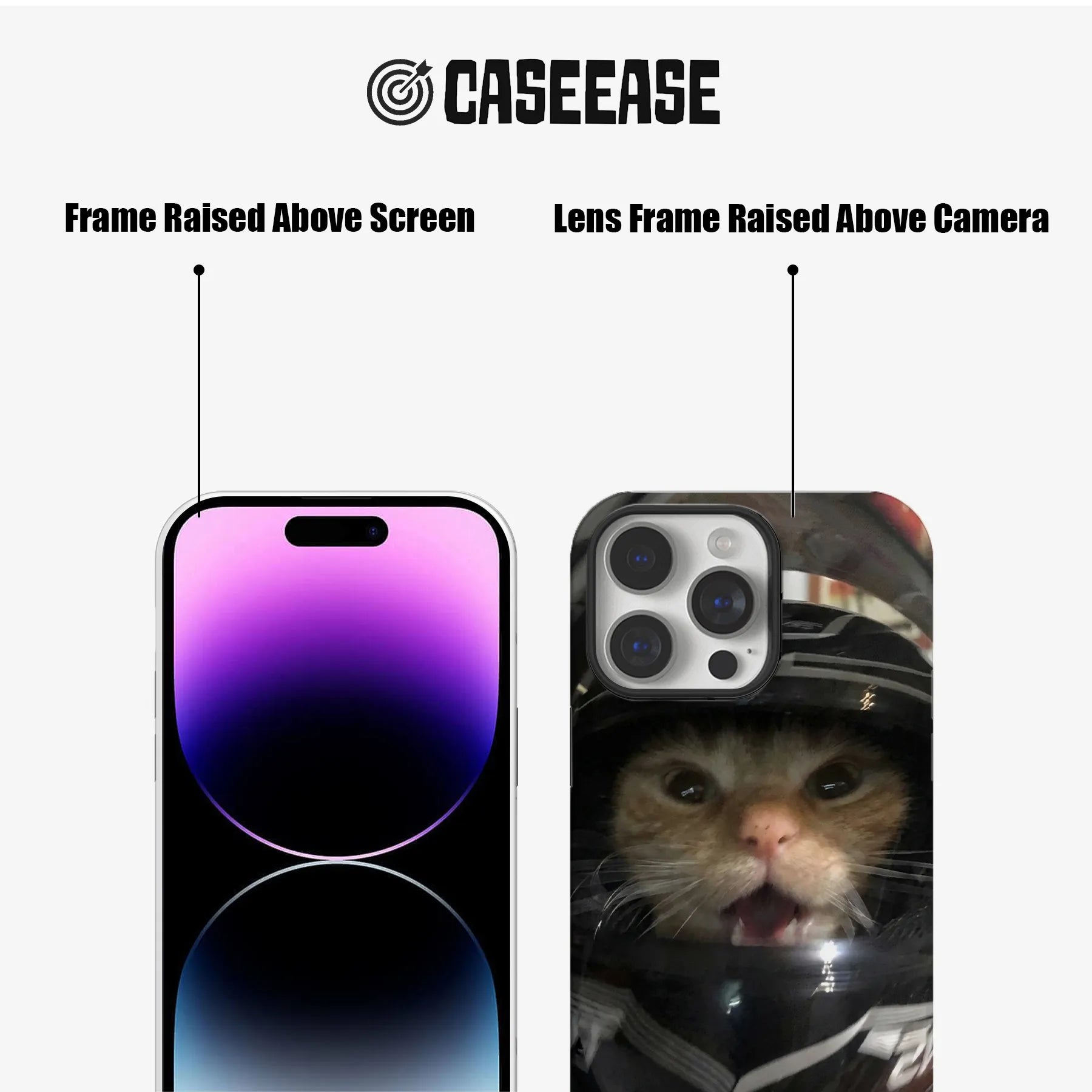 Motorcyclist Cute Animal IPhone Phone Case - Premium Protective Phone Case - View 5