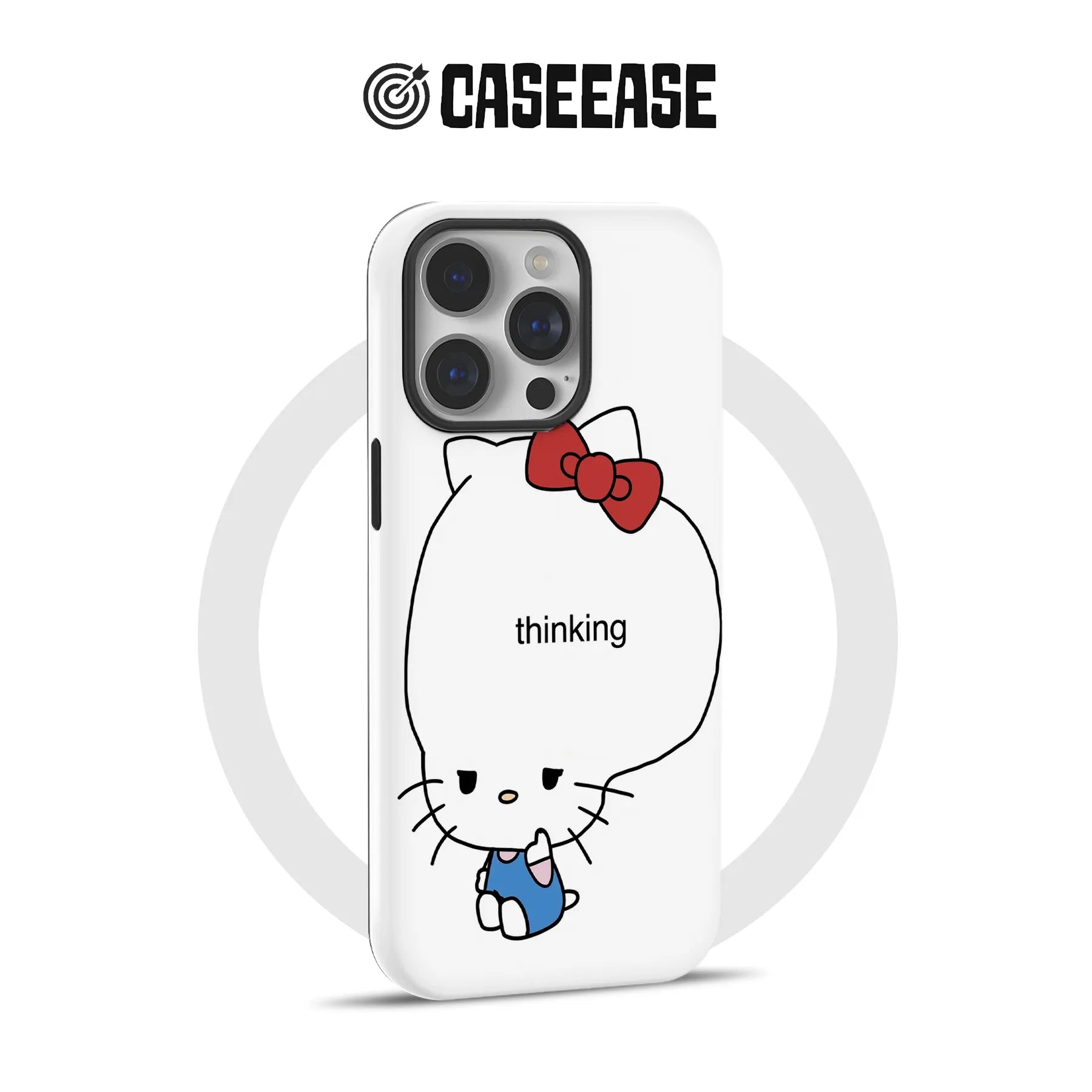 Bewilderment Minimalist IPhone Phone Case - Premium Protective Phone Case - View 4
