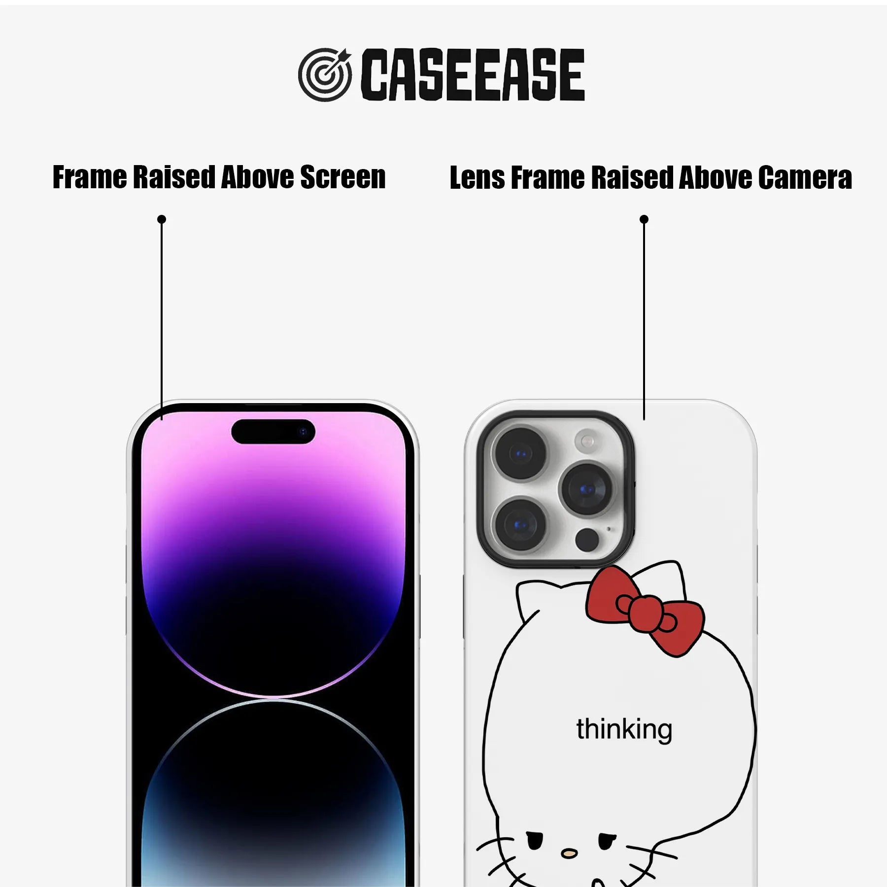 Bewilderment Minimalist IPhone Phone Case - Premium Protective Phone Case - View 5